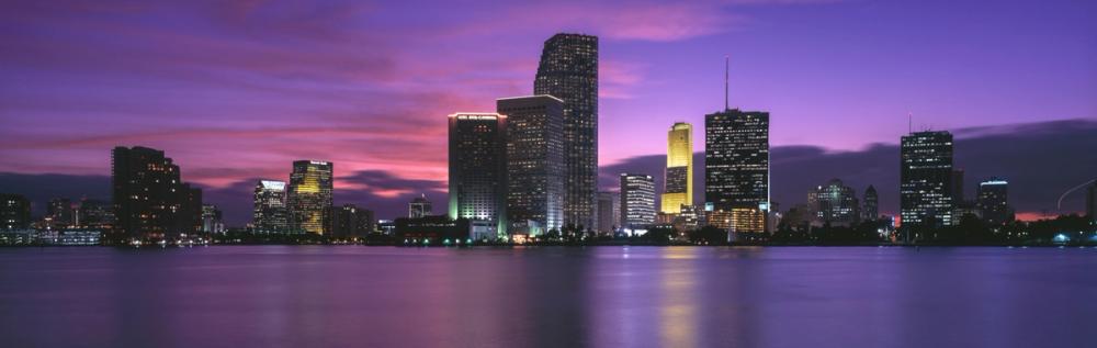 Sunset Pink Twilight Metropolis