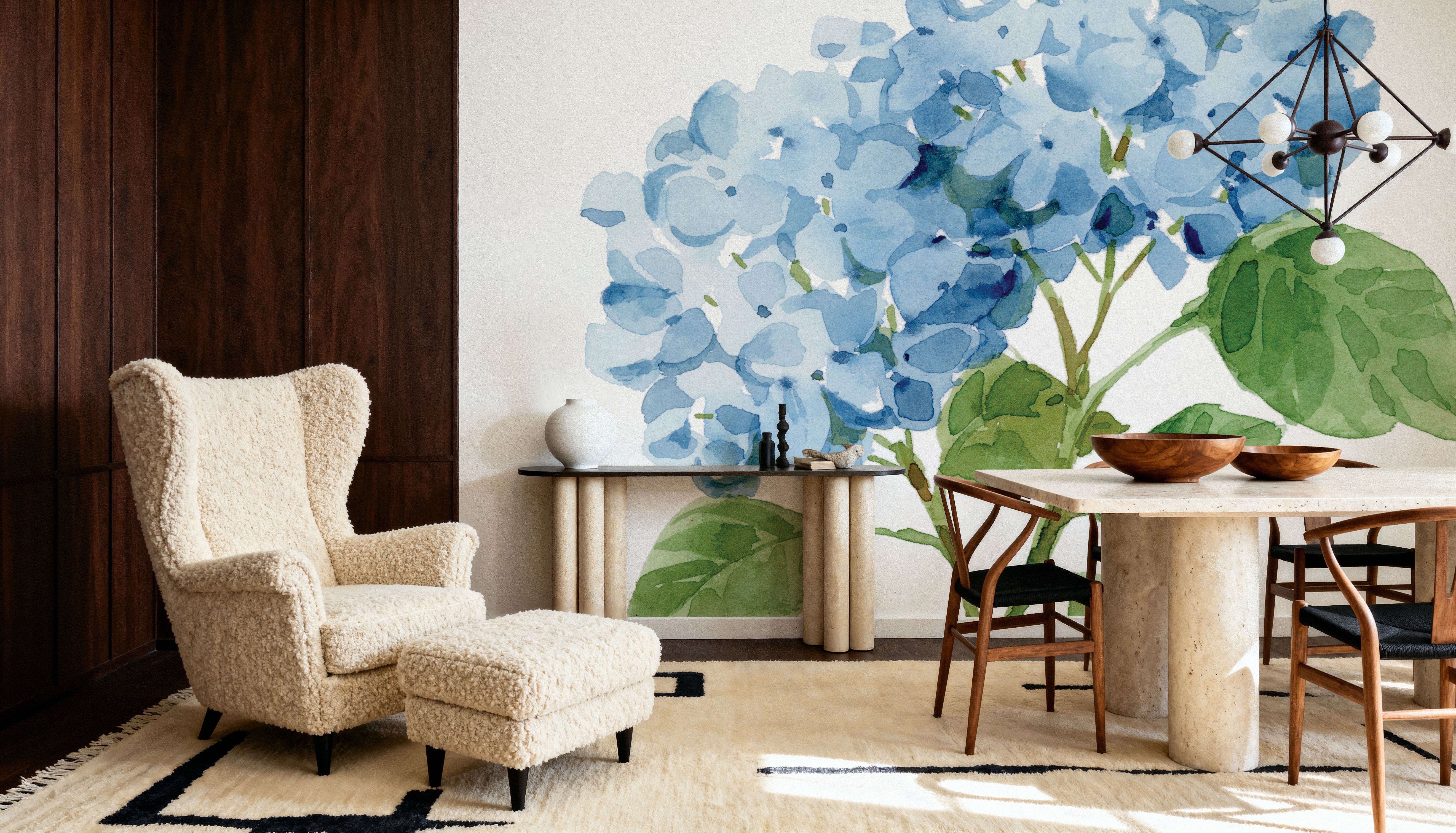 Blue Hydrangea I