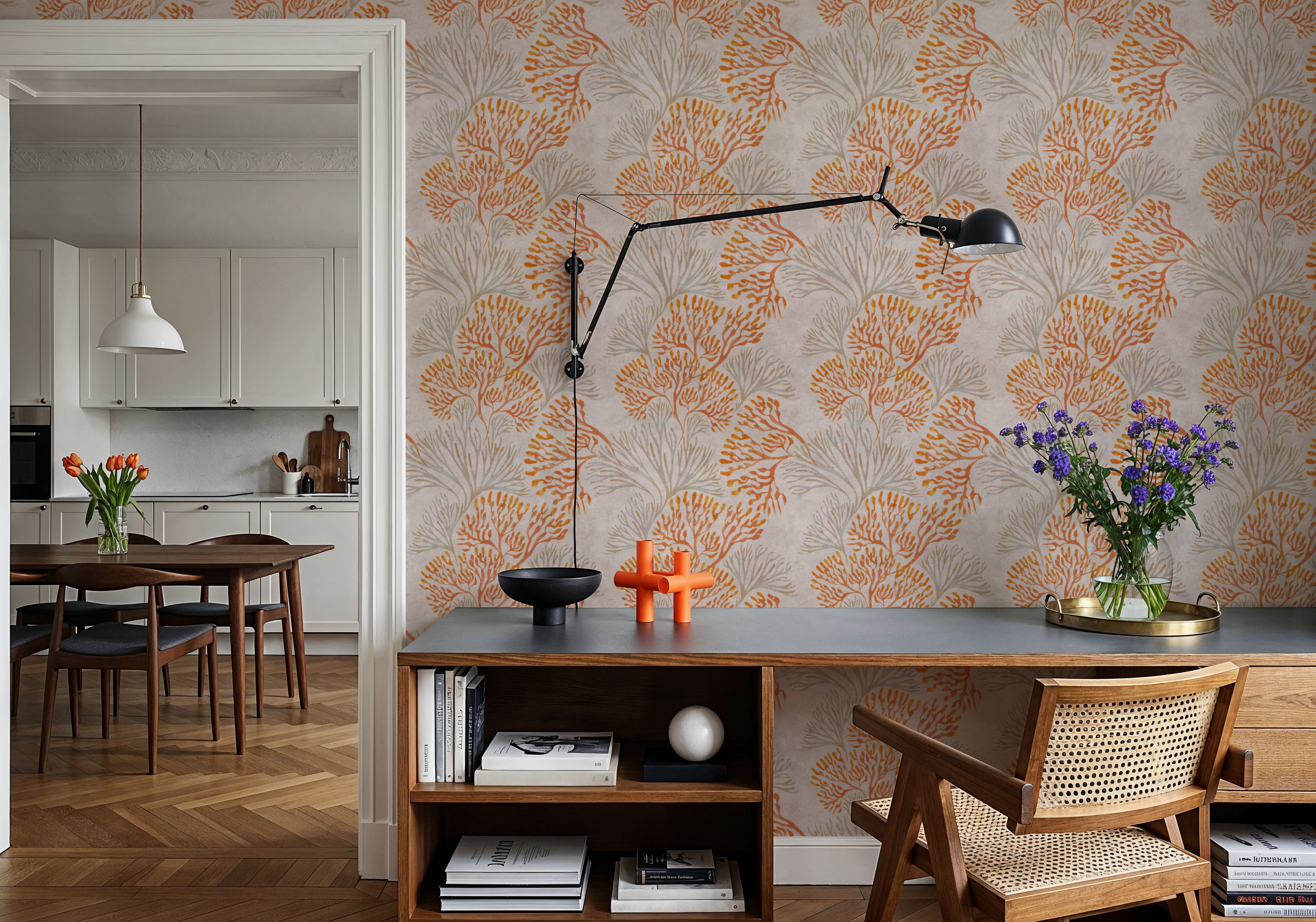 Subtle Seaweed, Orange