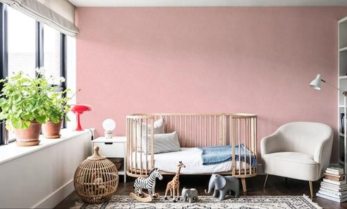 Faux Sand Stucco Finish, Blush