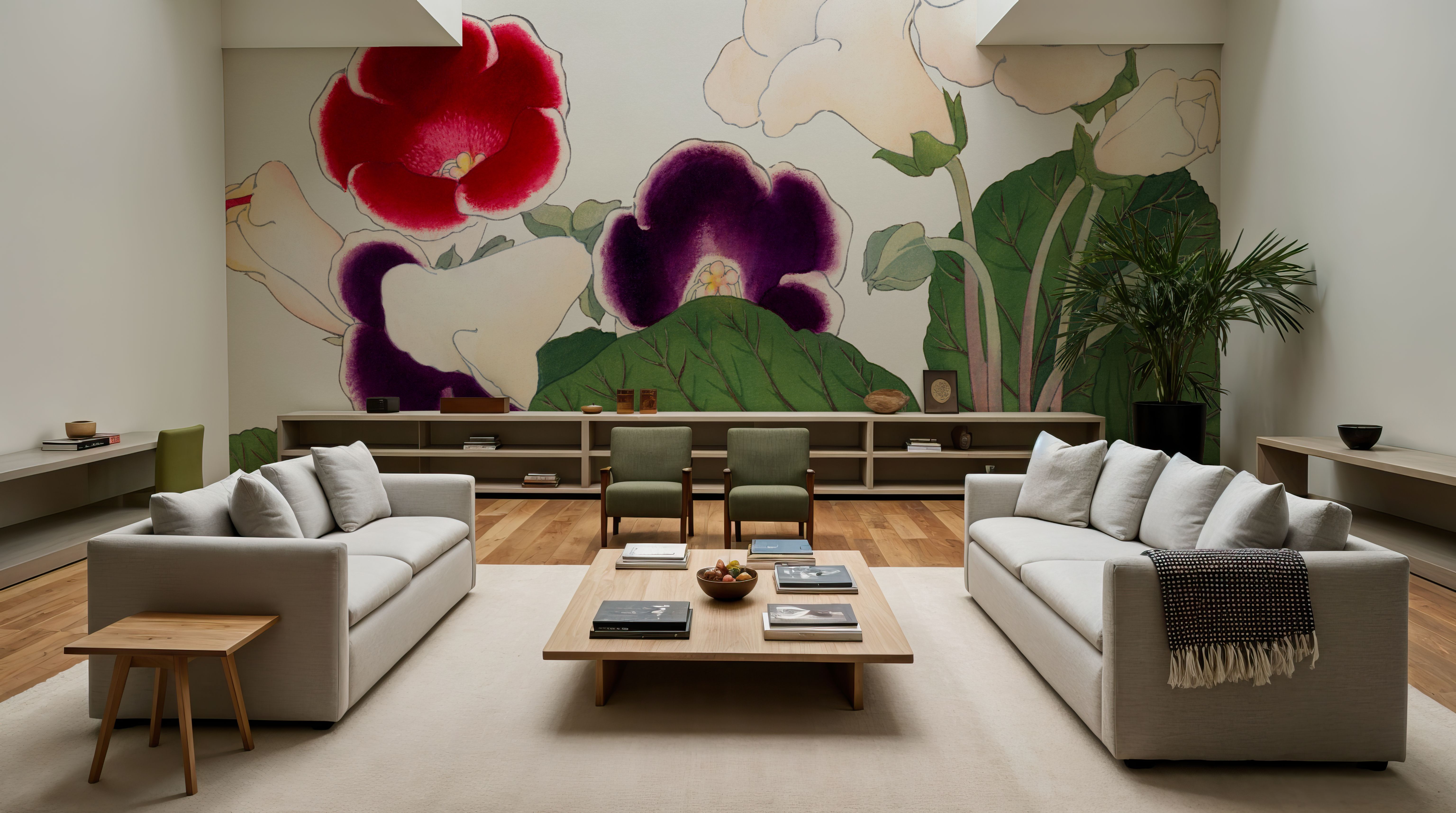 Tanigami Gloxinia, Papier peint