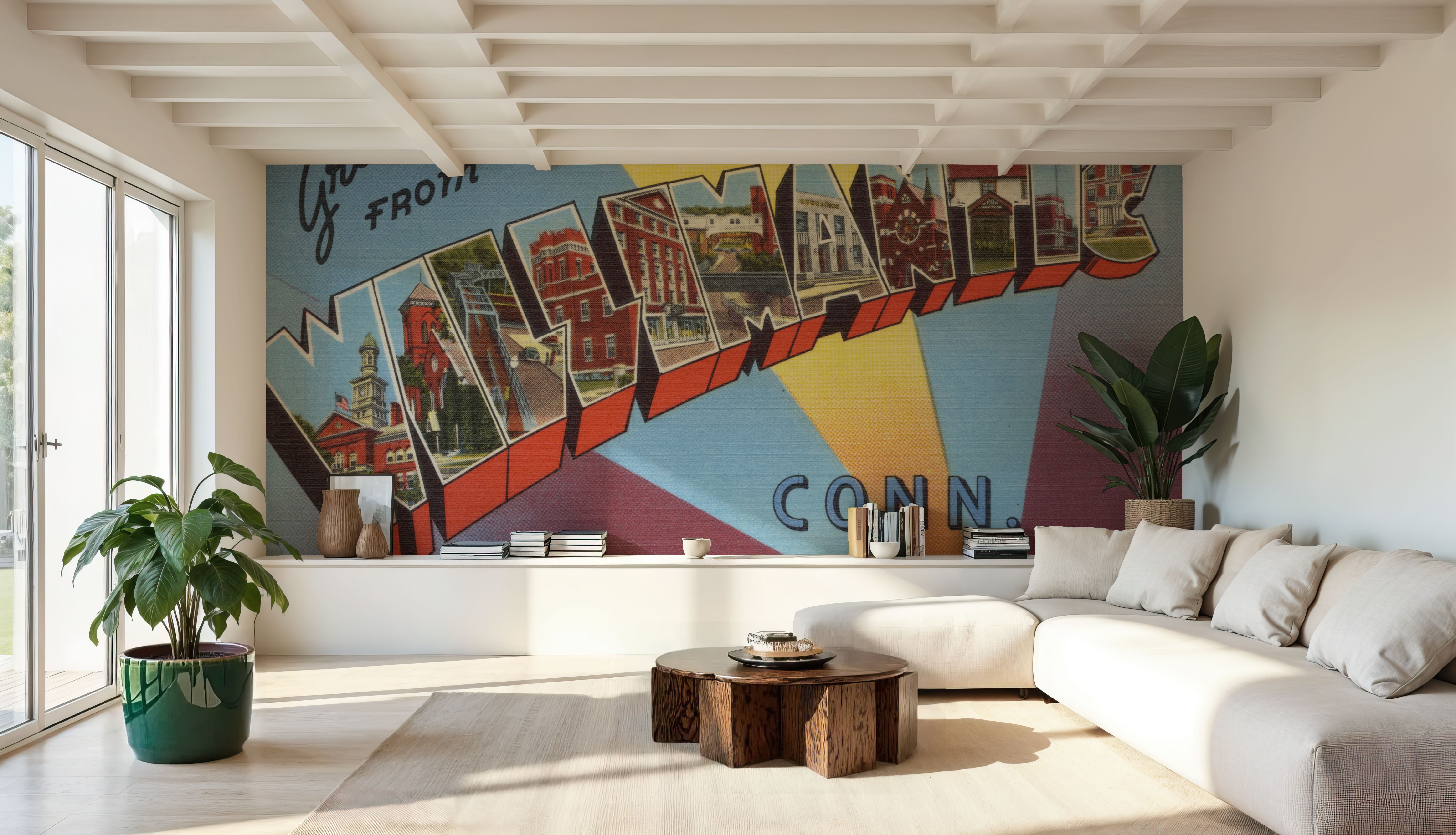 Greetings from Willimantic - Screenprint Postcard