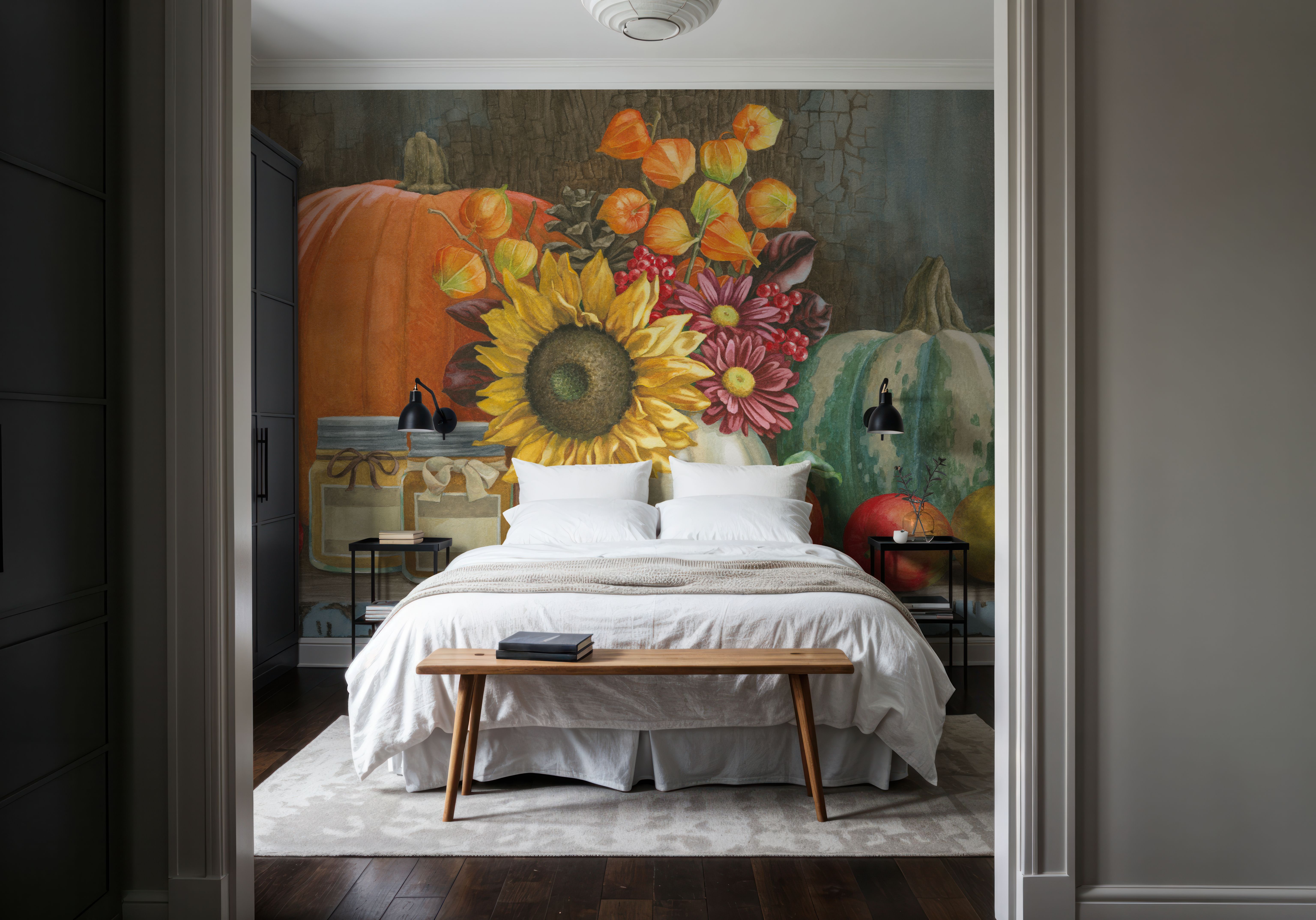 Harvest Bench, Wallpaper