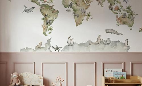 Animals From Around the World Map