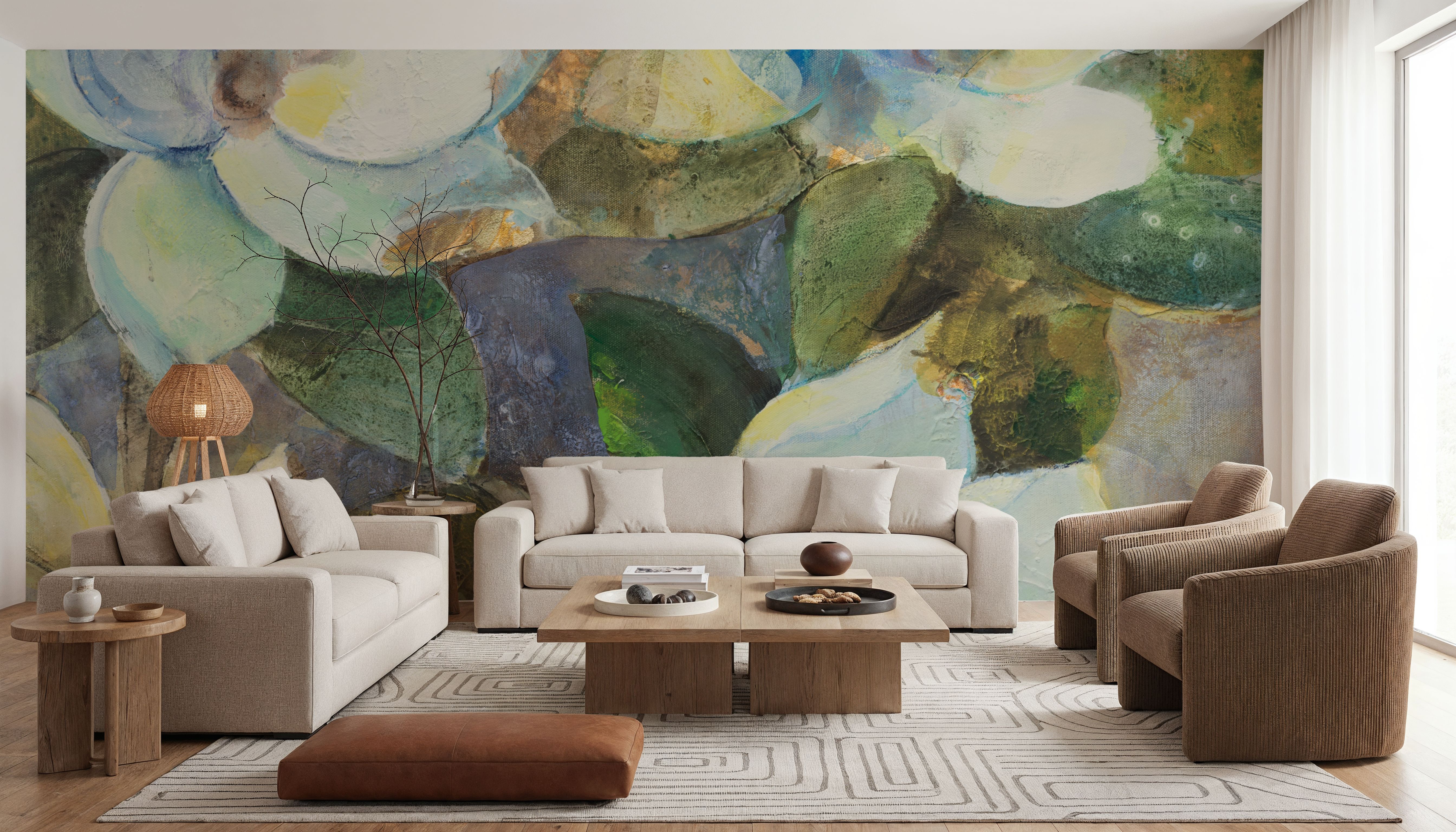 May Magnolias, Behang