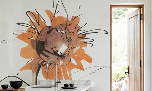Apricot Sunflower IV