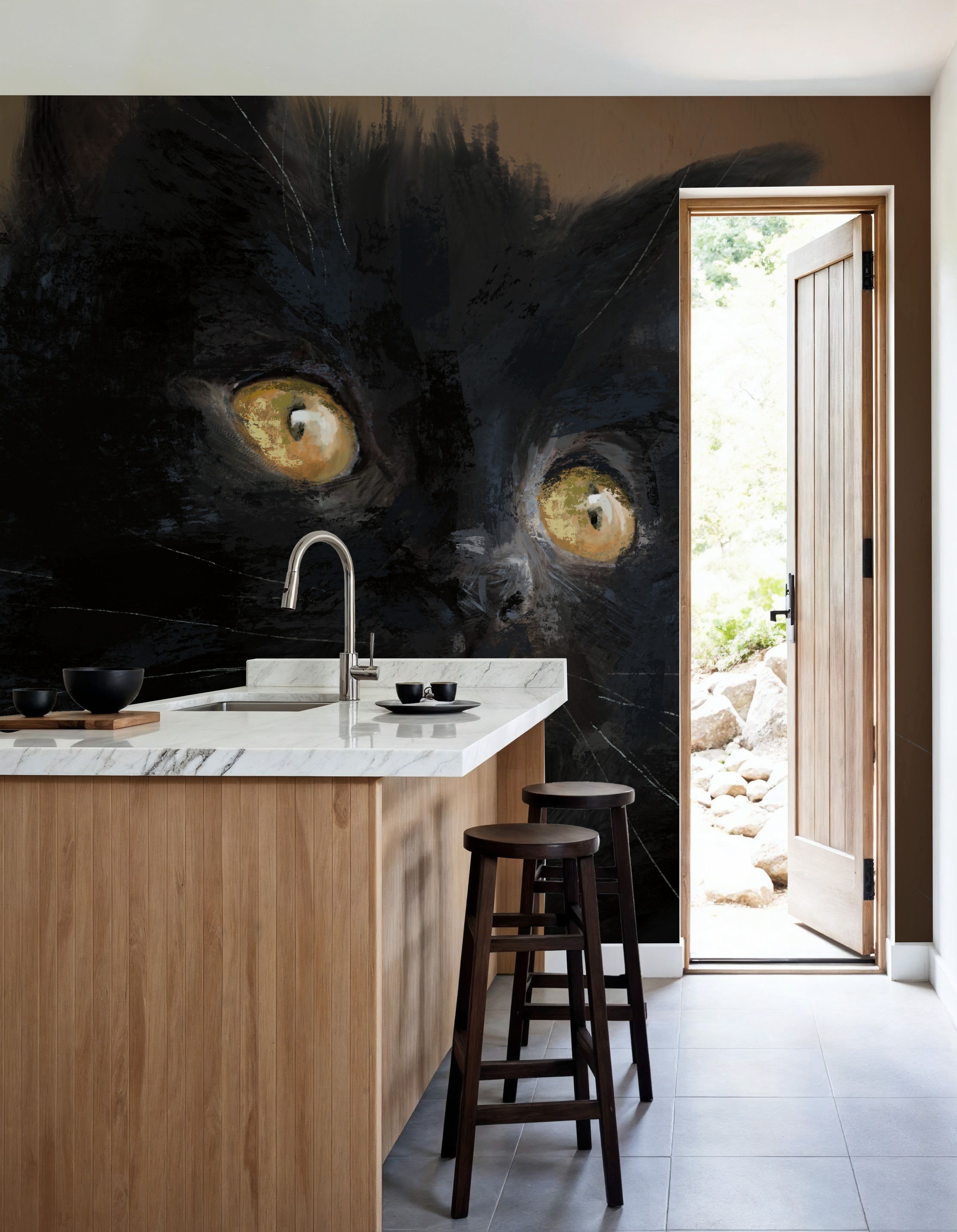 Black Cat Portrait