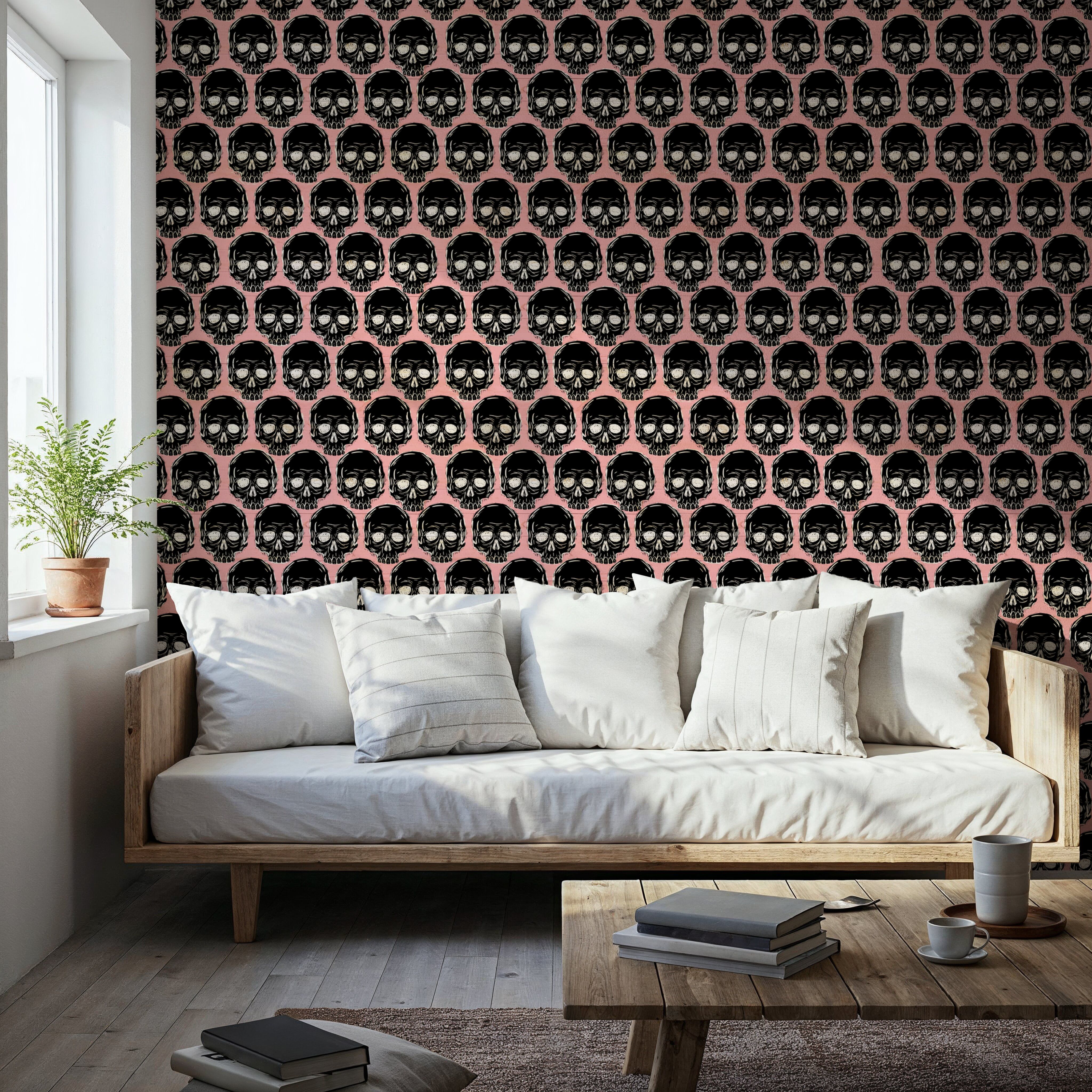 Skulls Everywhere Pink
