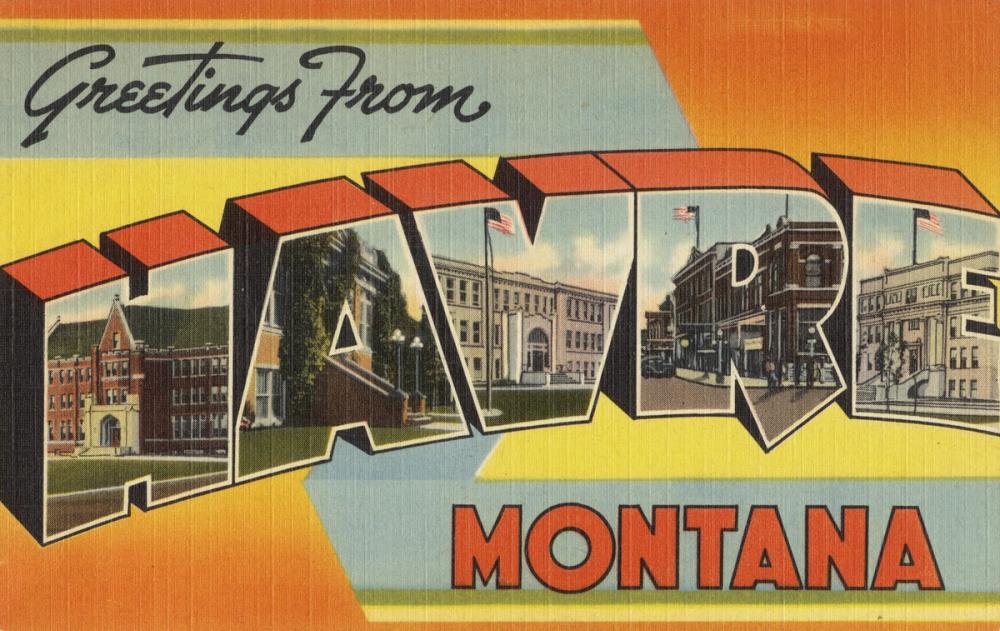 Greetings from Havre - Screenprint Postcard