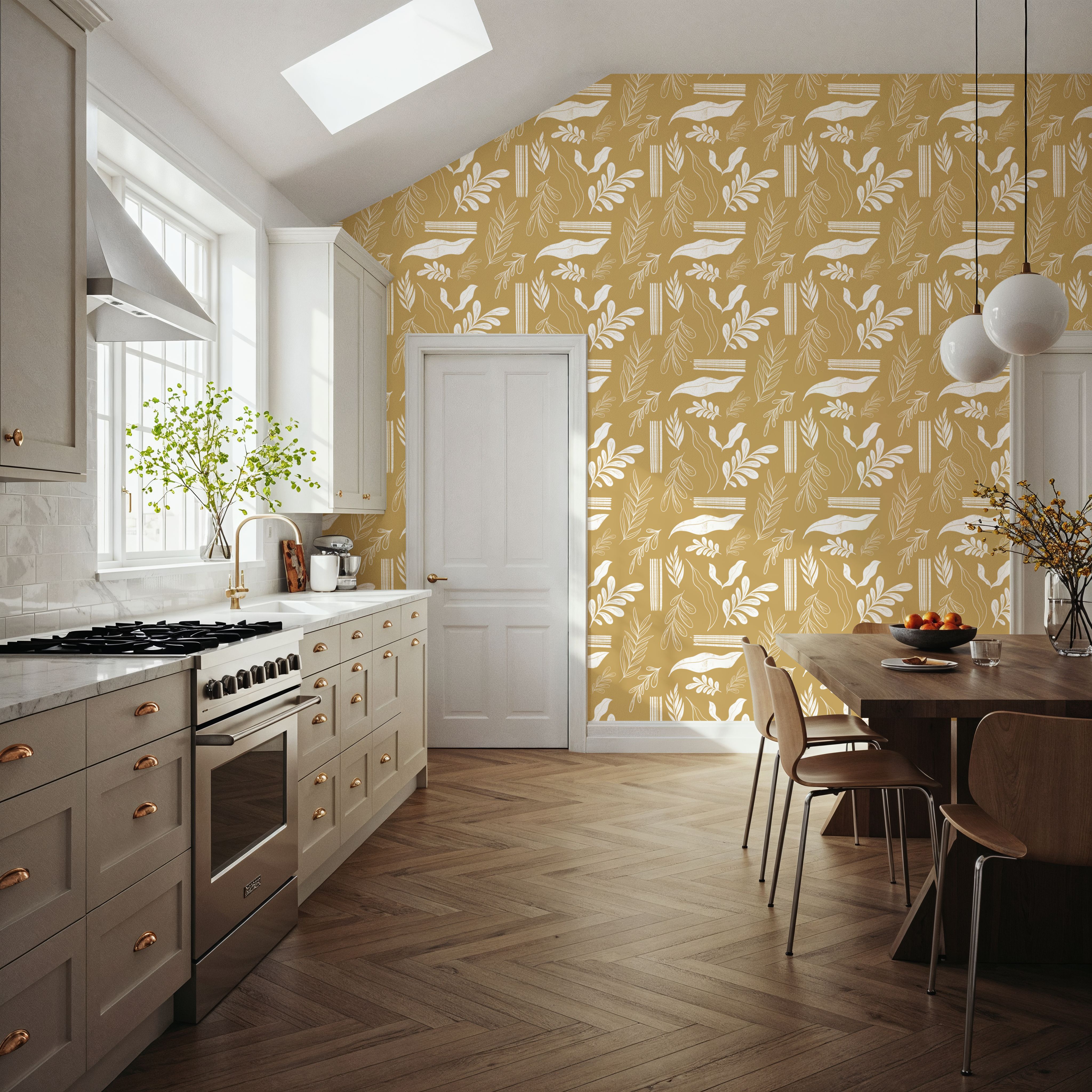 Autumn Leaves Beige