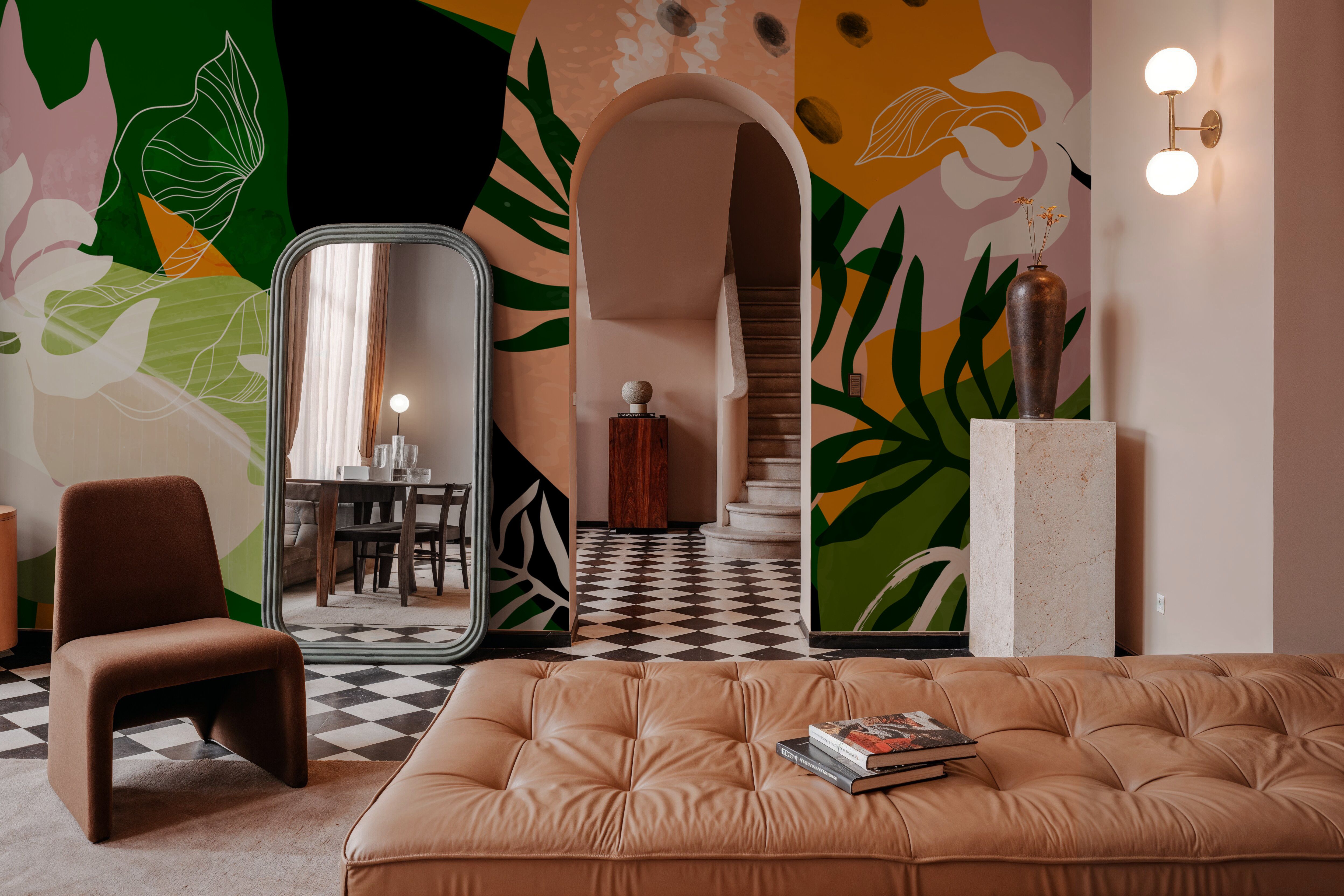 Graphic Leaves & Bold Colors