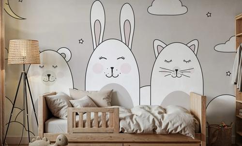 Sleeping Bunny Gray