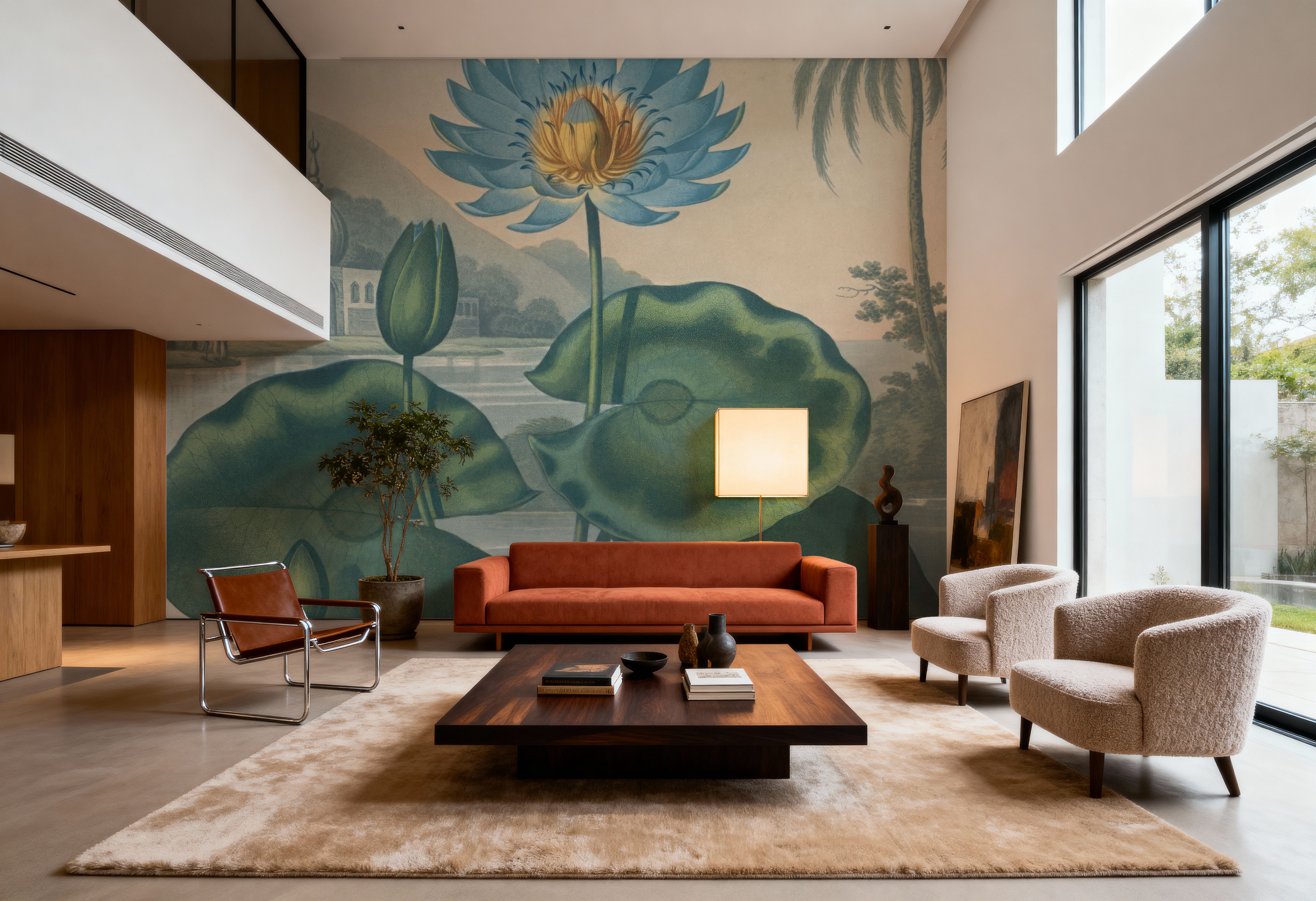 The Blue Egyptian Water Lily, Wallpaper