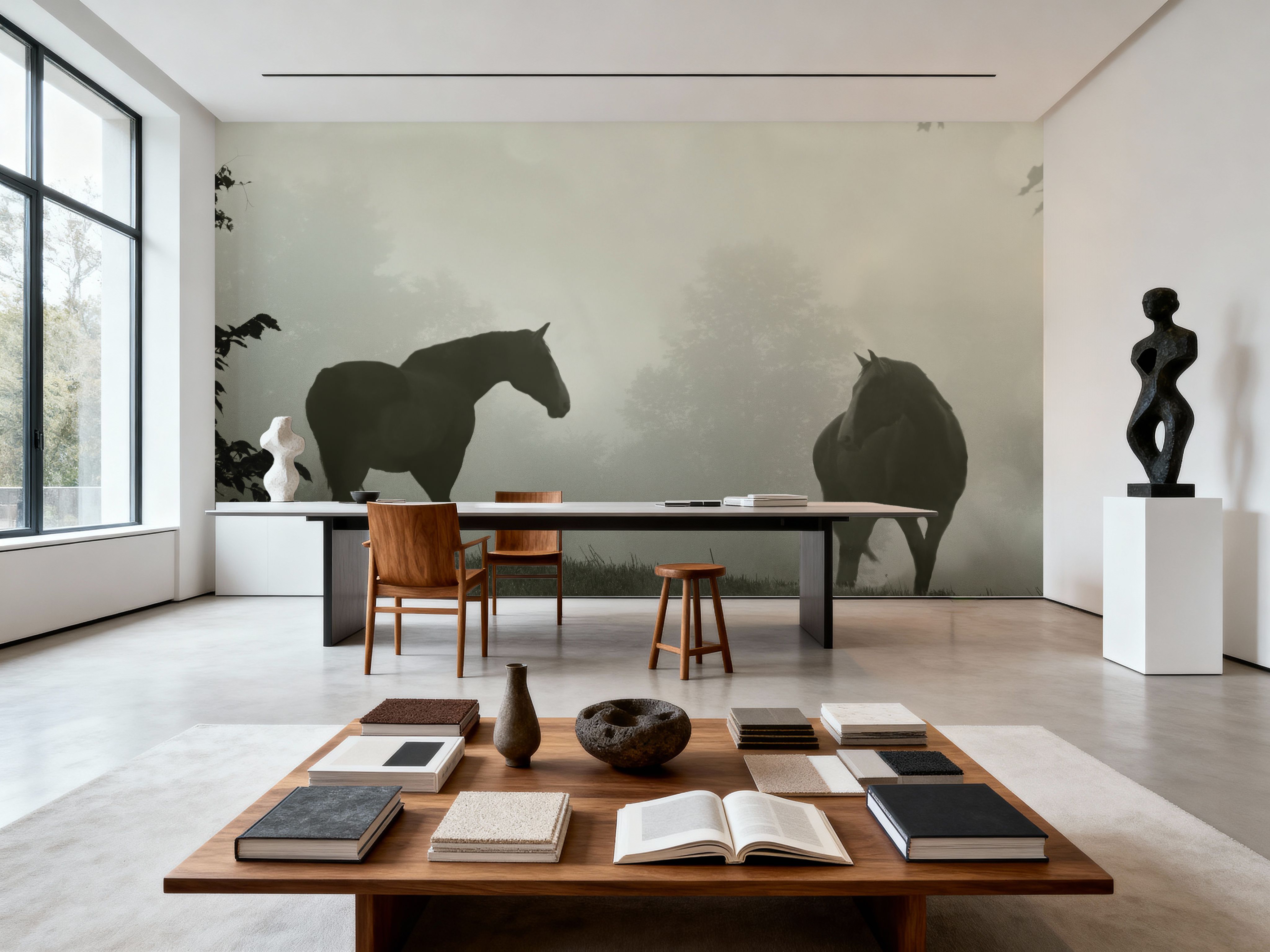 Morning Meadow Horses IV