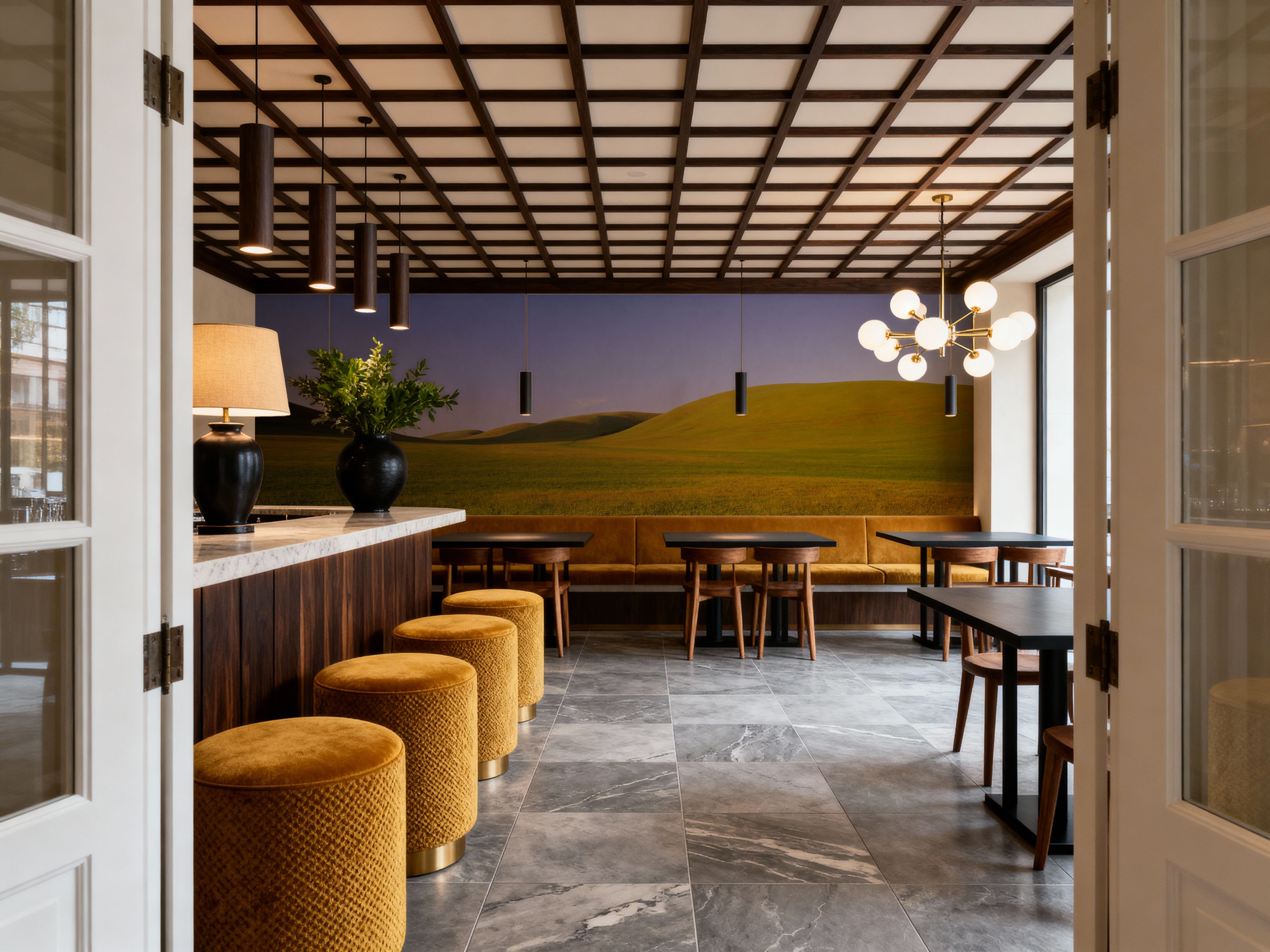 Rolling Meadows, Wallpaper