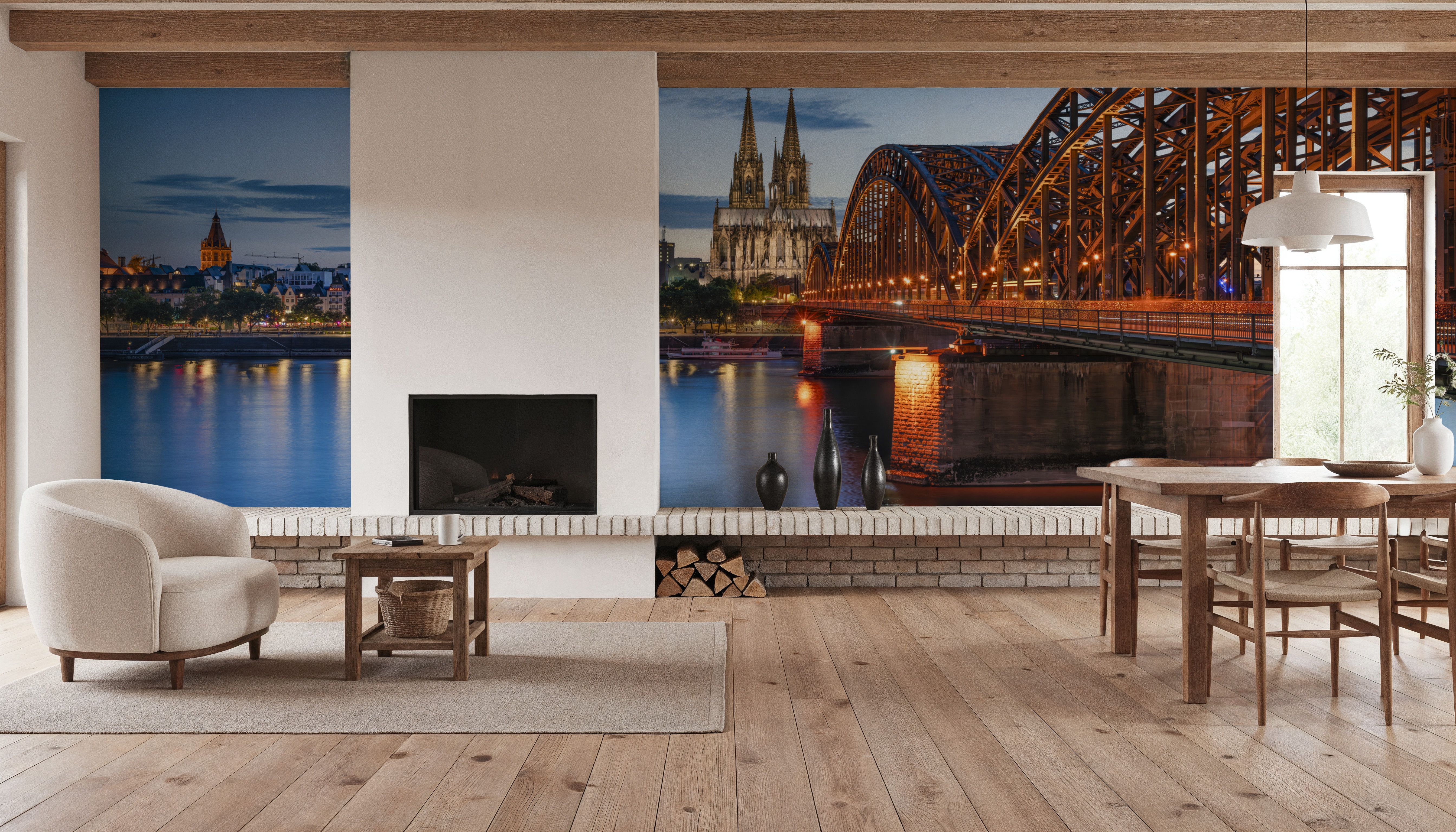 Hohenzollern Bridge Panorama, Wallpaper