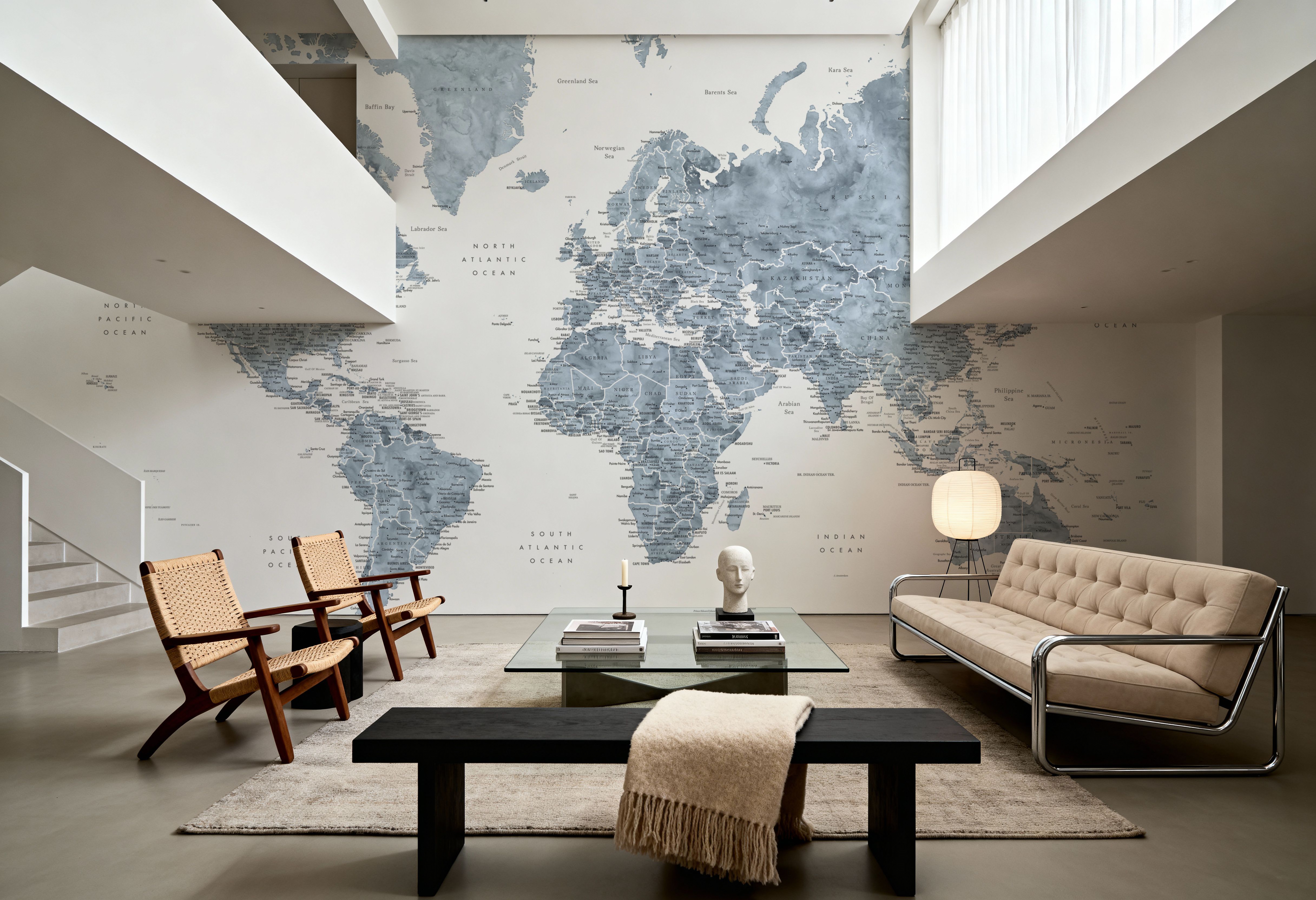 World Map Cities - Ninian