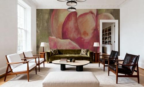 Pink Blossom on Canvas