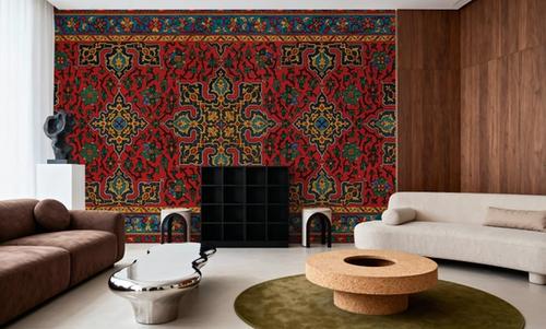 Carpet Walls & Wallpaper Ceilings