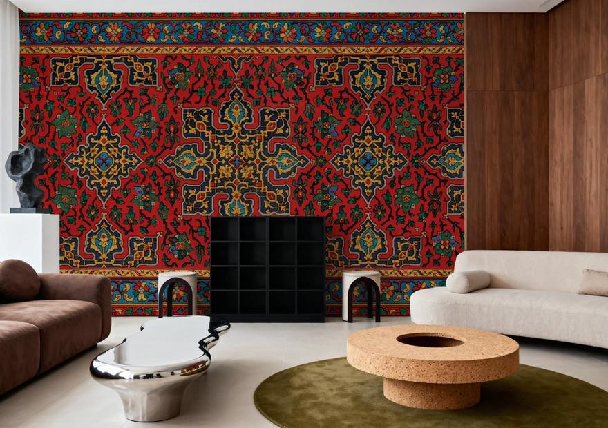 Carpet Walls & Wallpaper Ceilings