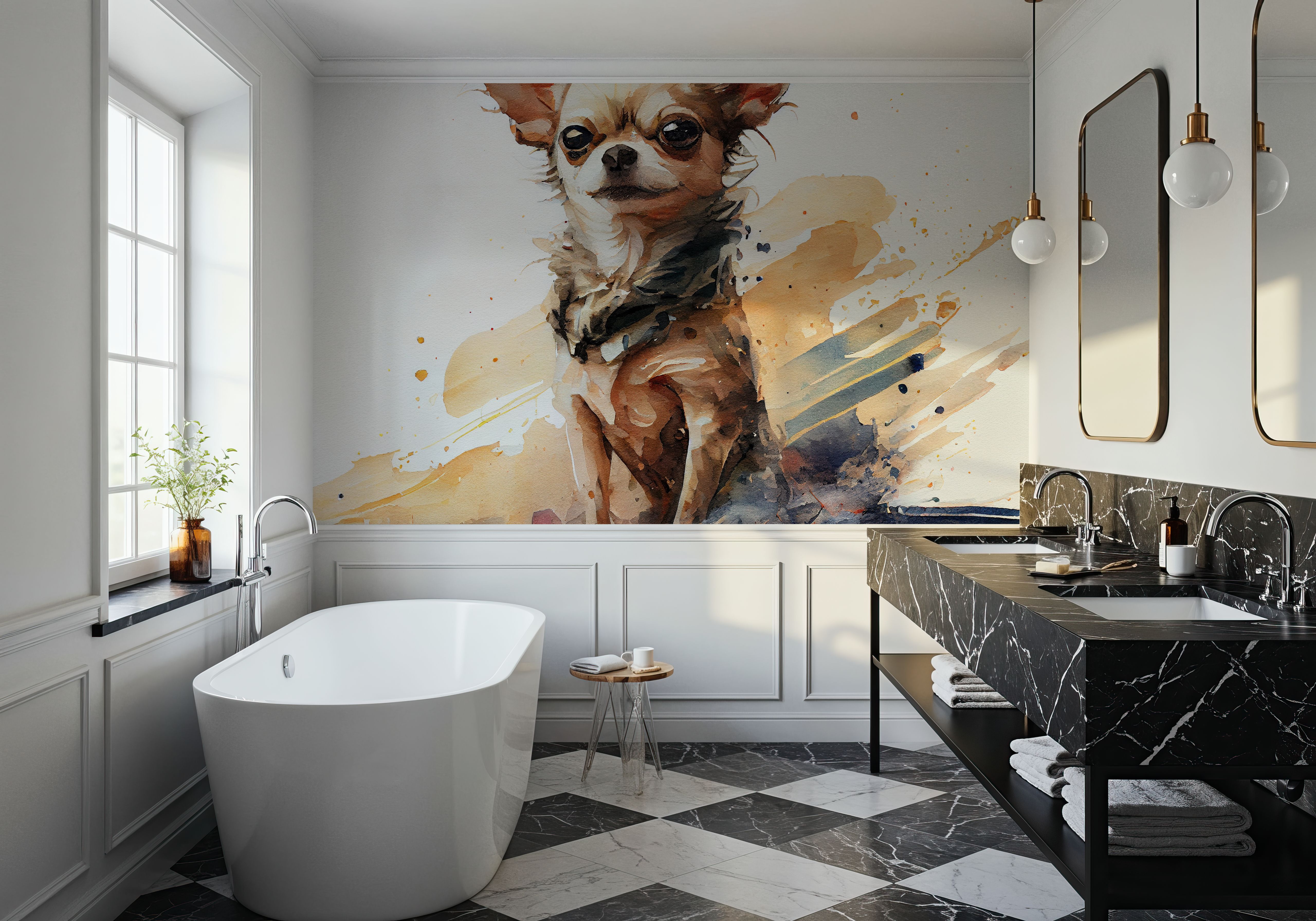 Watercolor Chihuahua