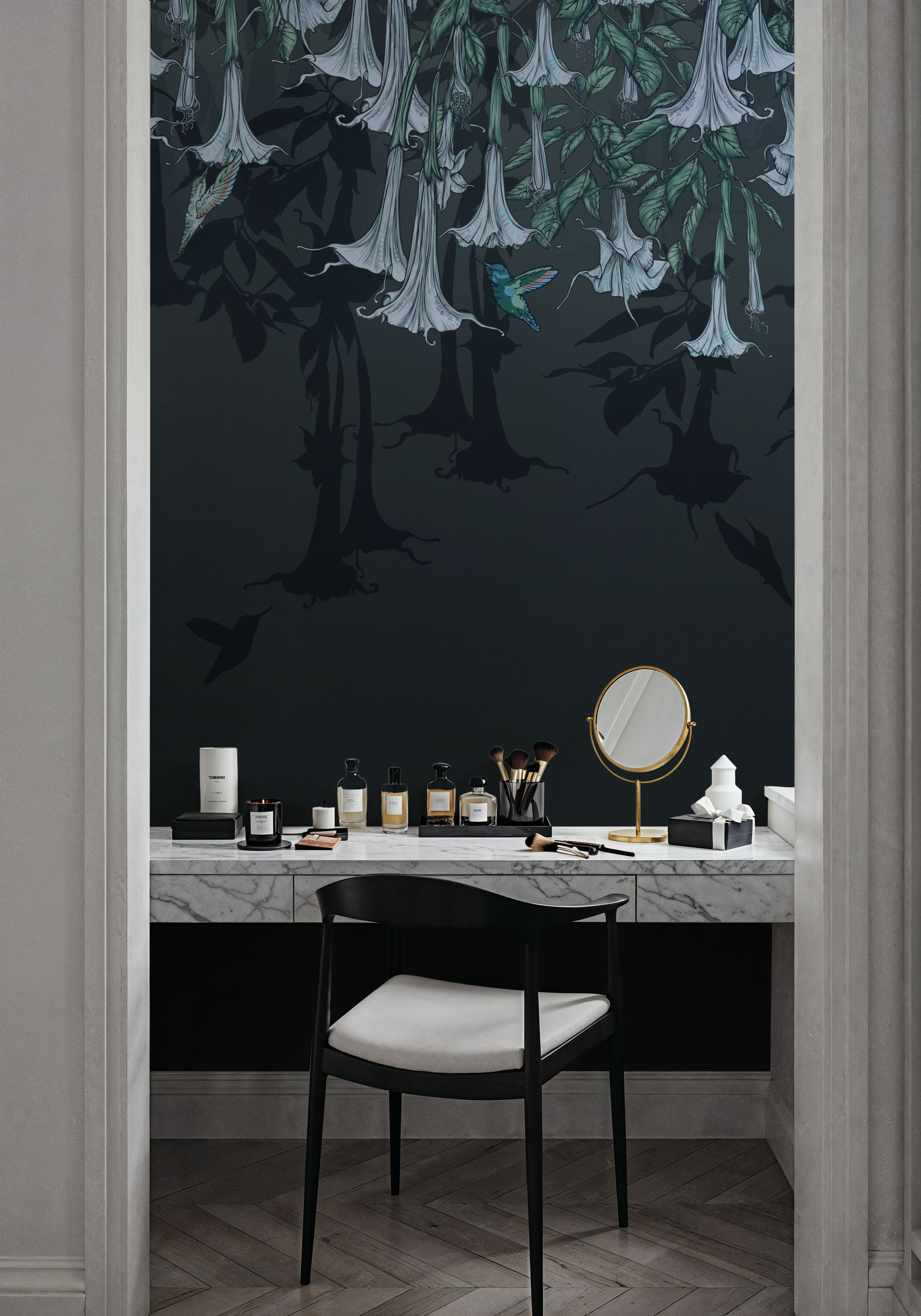 Hummingbirds and Trumpets Midnight