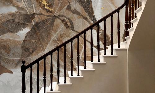 Gilded Leaf Collage II