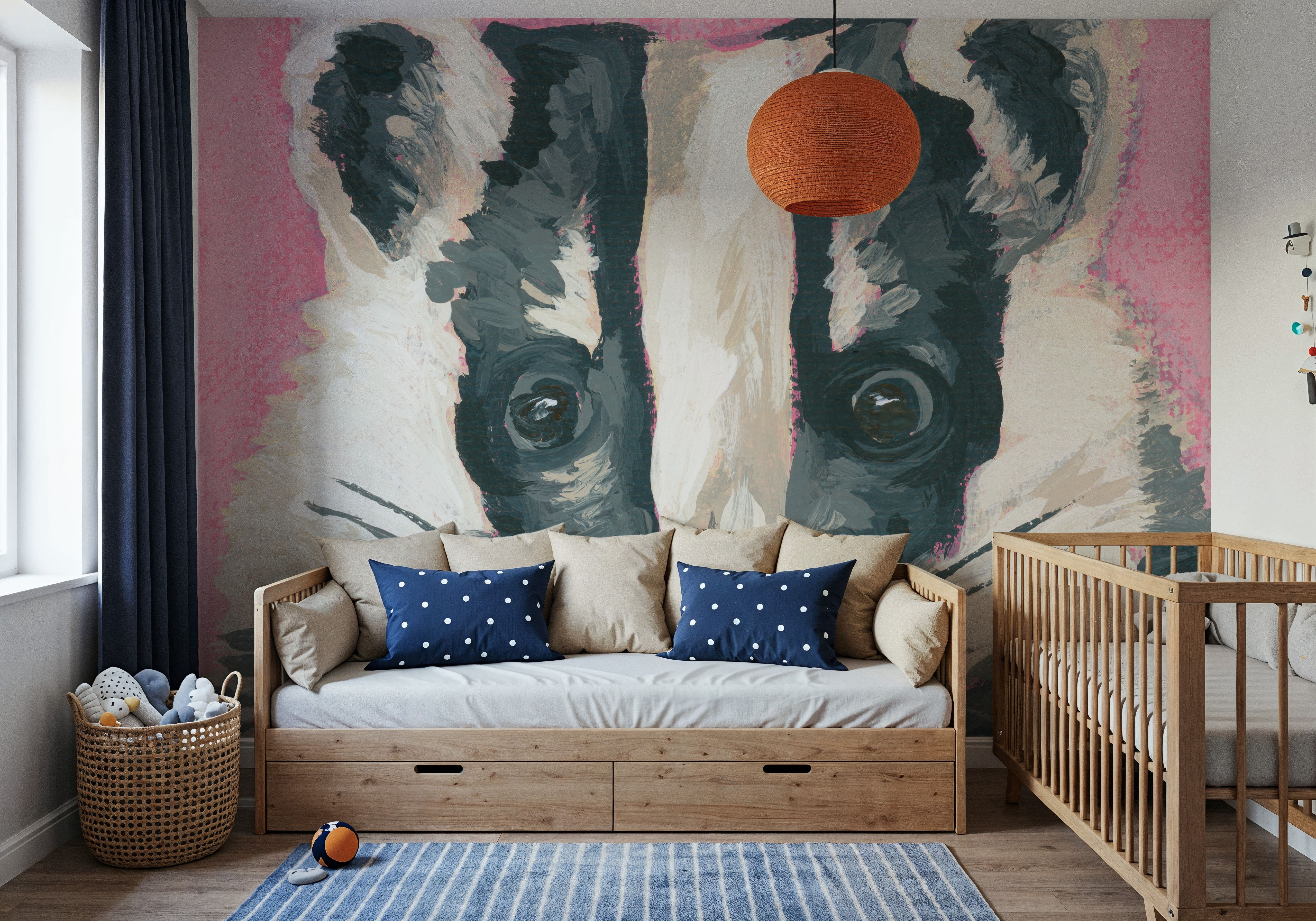 Woodland Badger, Papel pintado