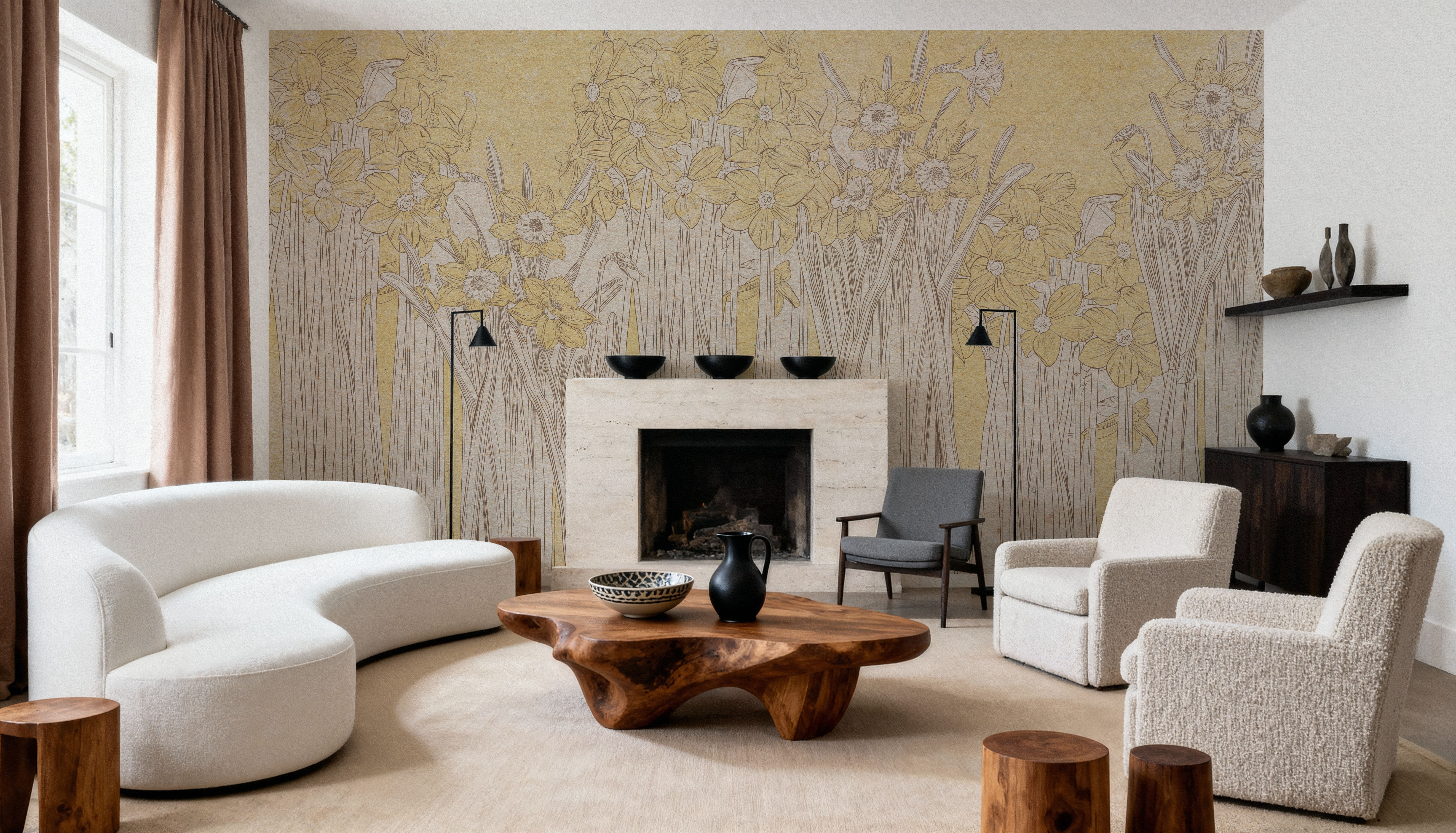 Daffodils meetup, Papier peint