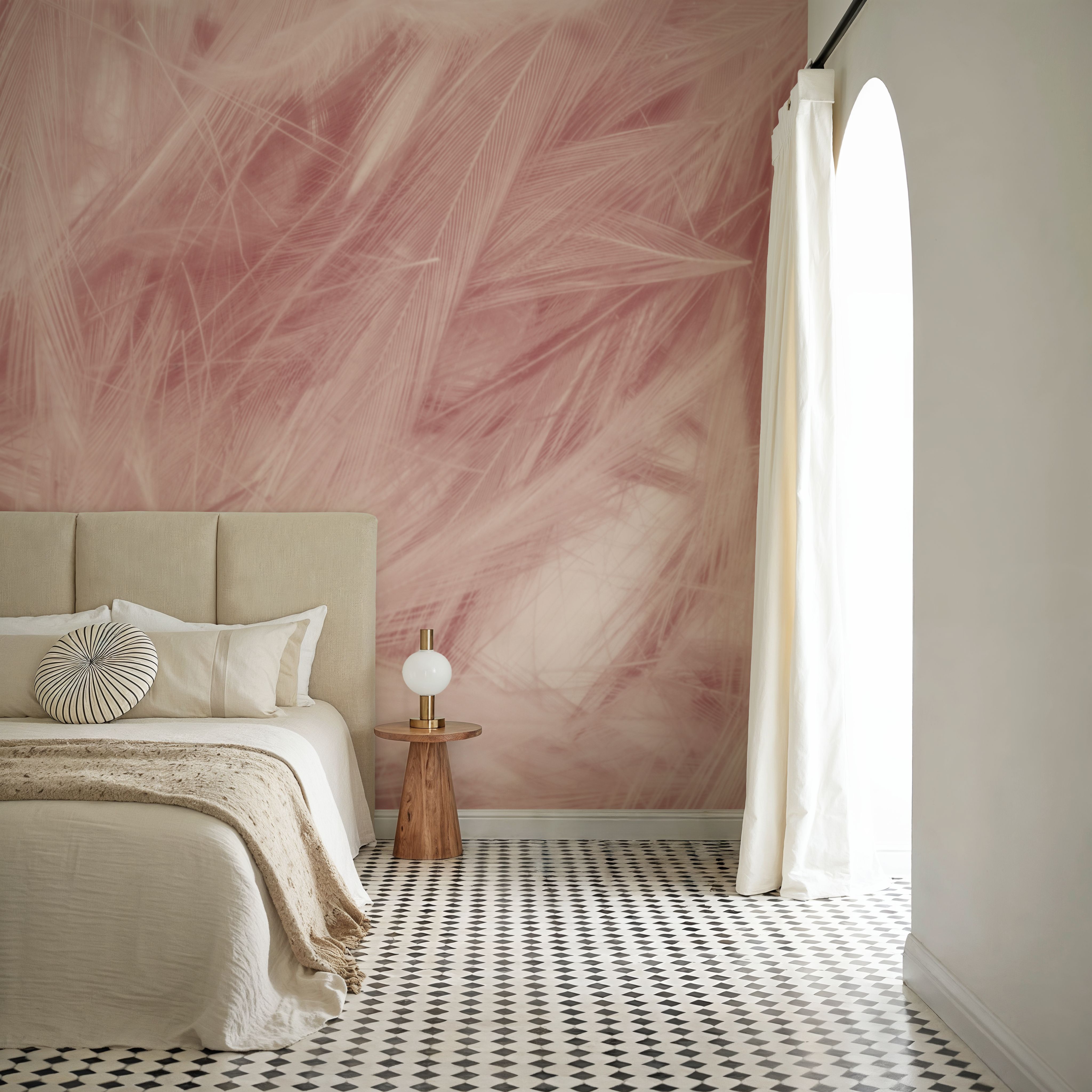 Deep Pink Feathers