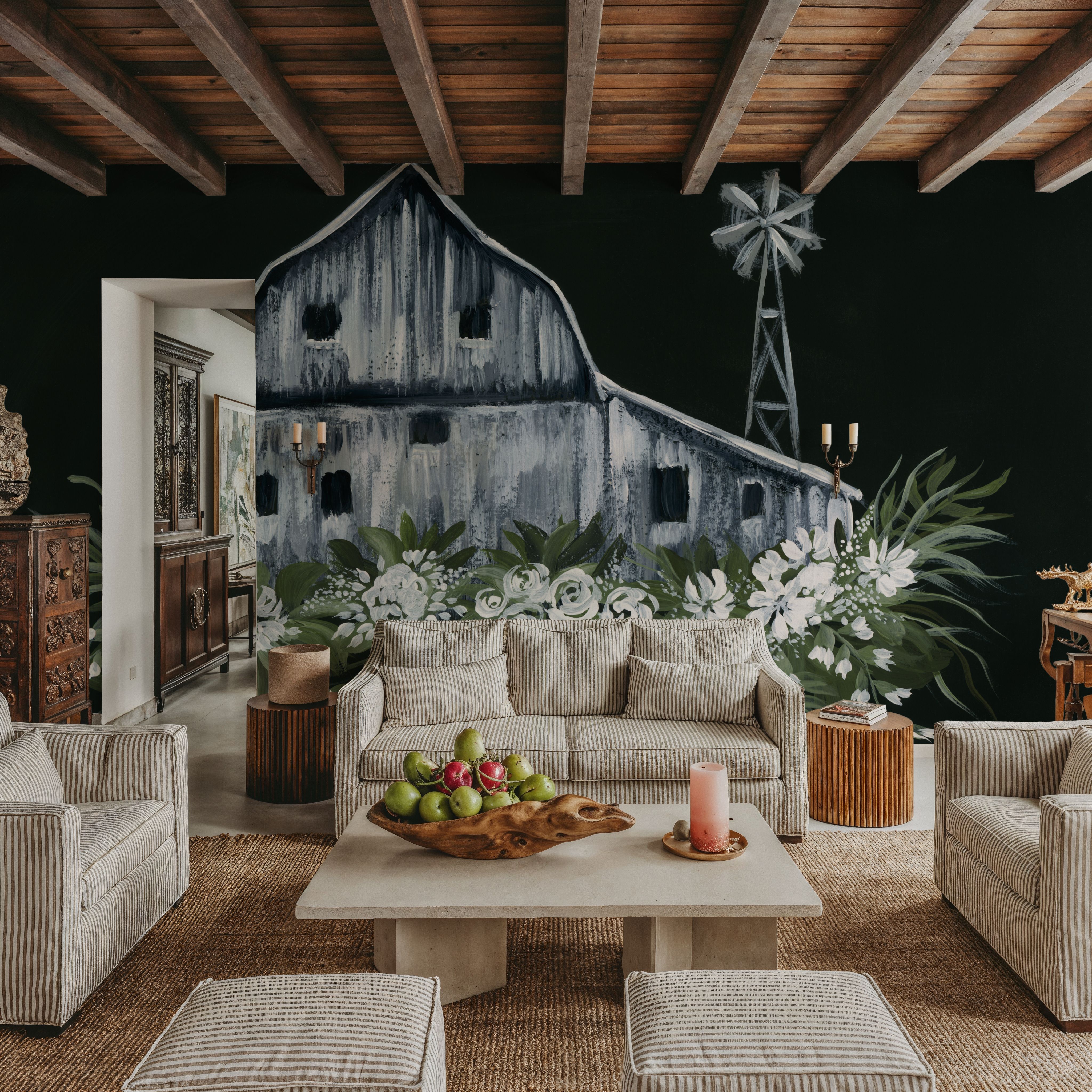 Adorned Barn Sketch