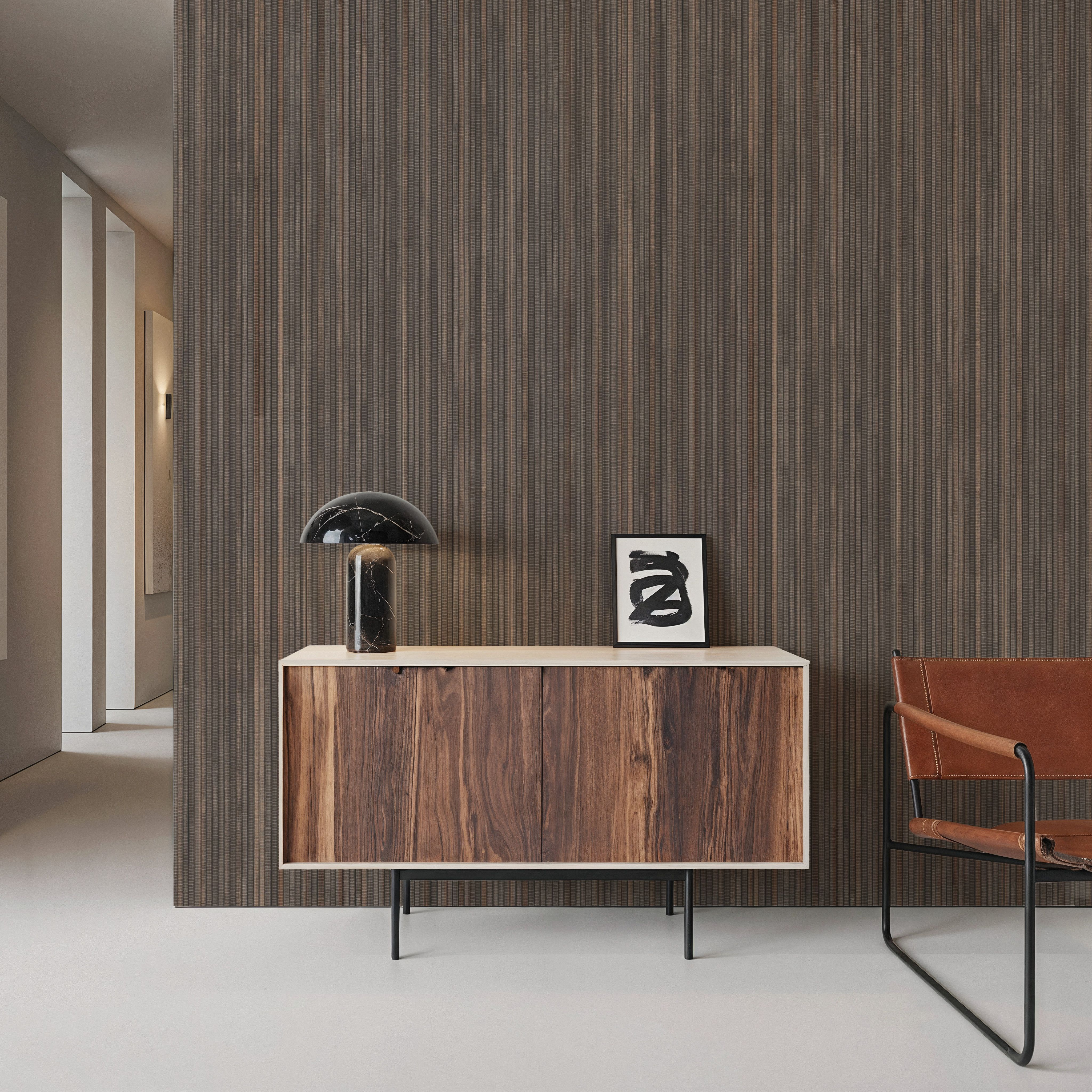Faux Grasscloth Vertical, Taupe