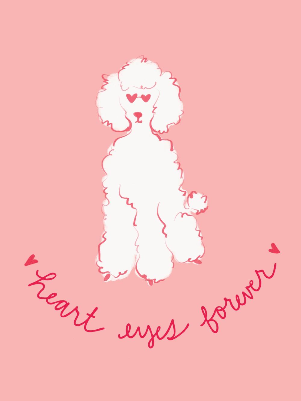 Heart Eyes Poodle