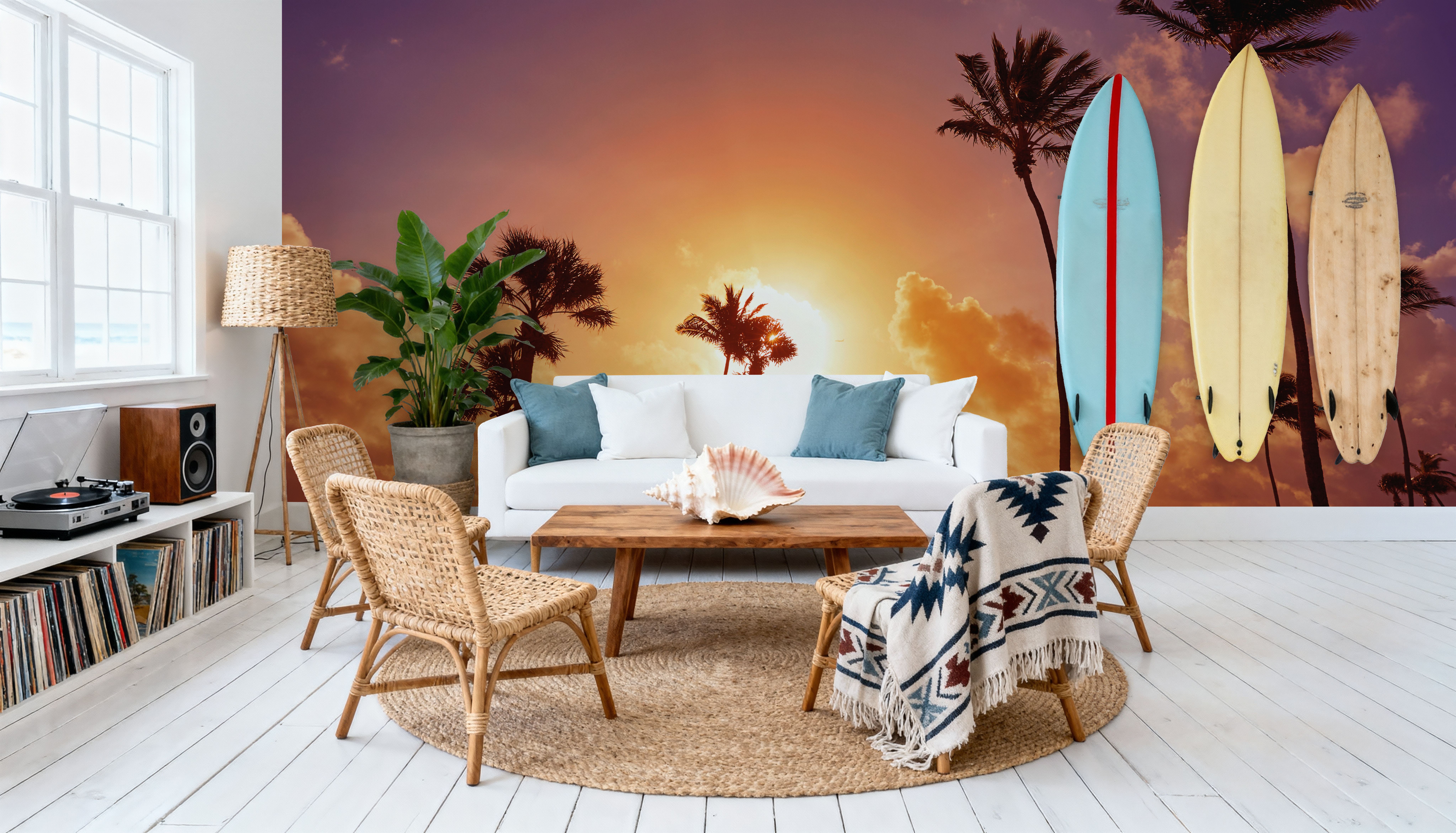 Fort Lauderdale Mornings Pink, Wallpaper