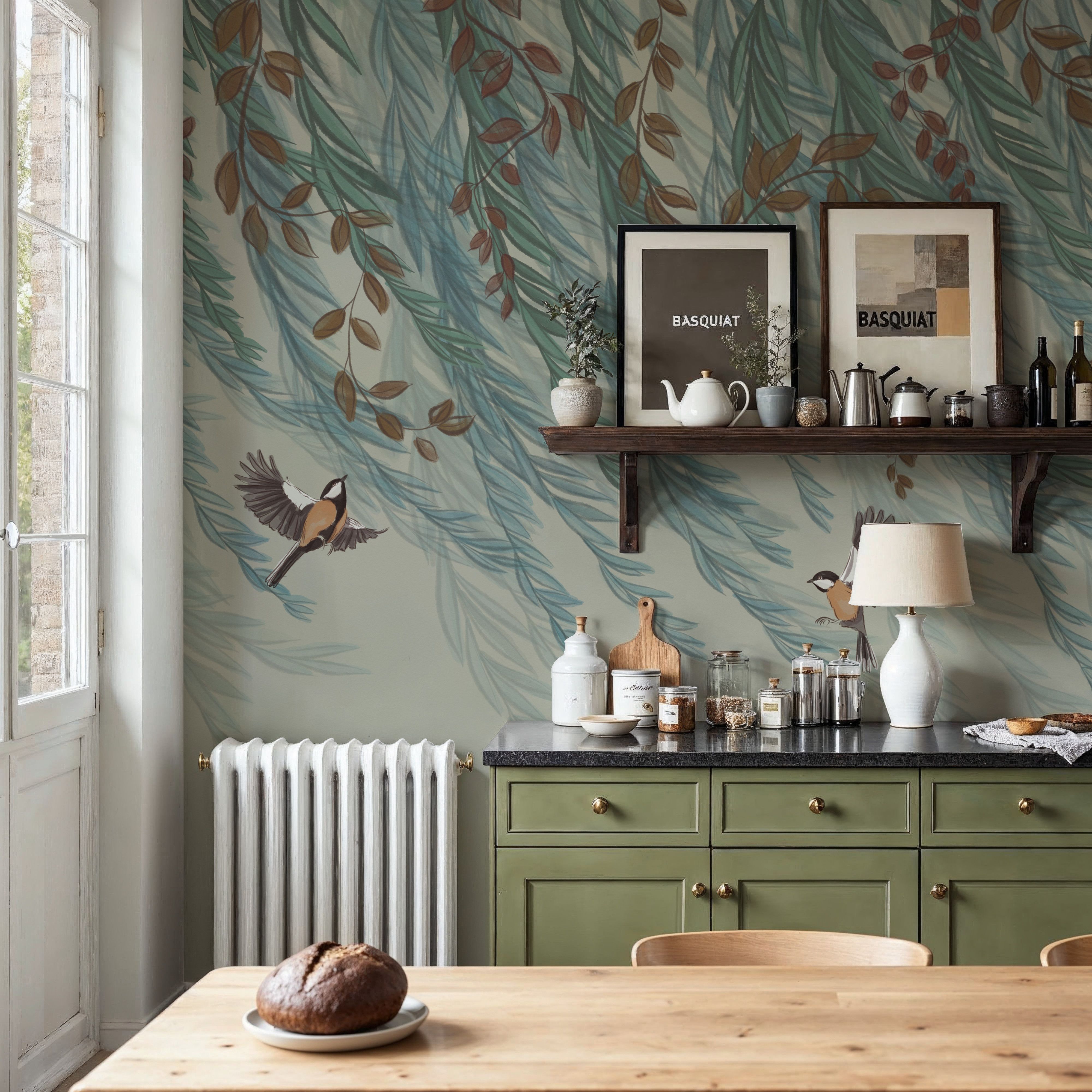 Willow & Birds, Pistachio