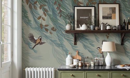 Willow & Birds, Pistachio