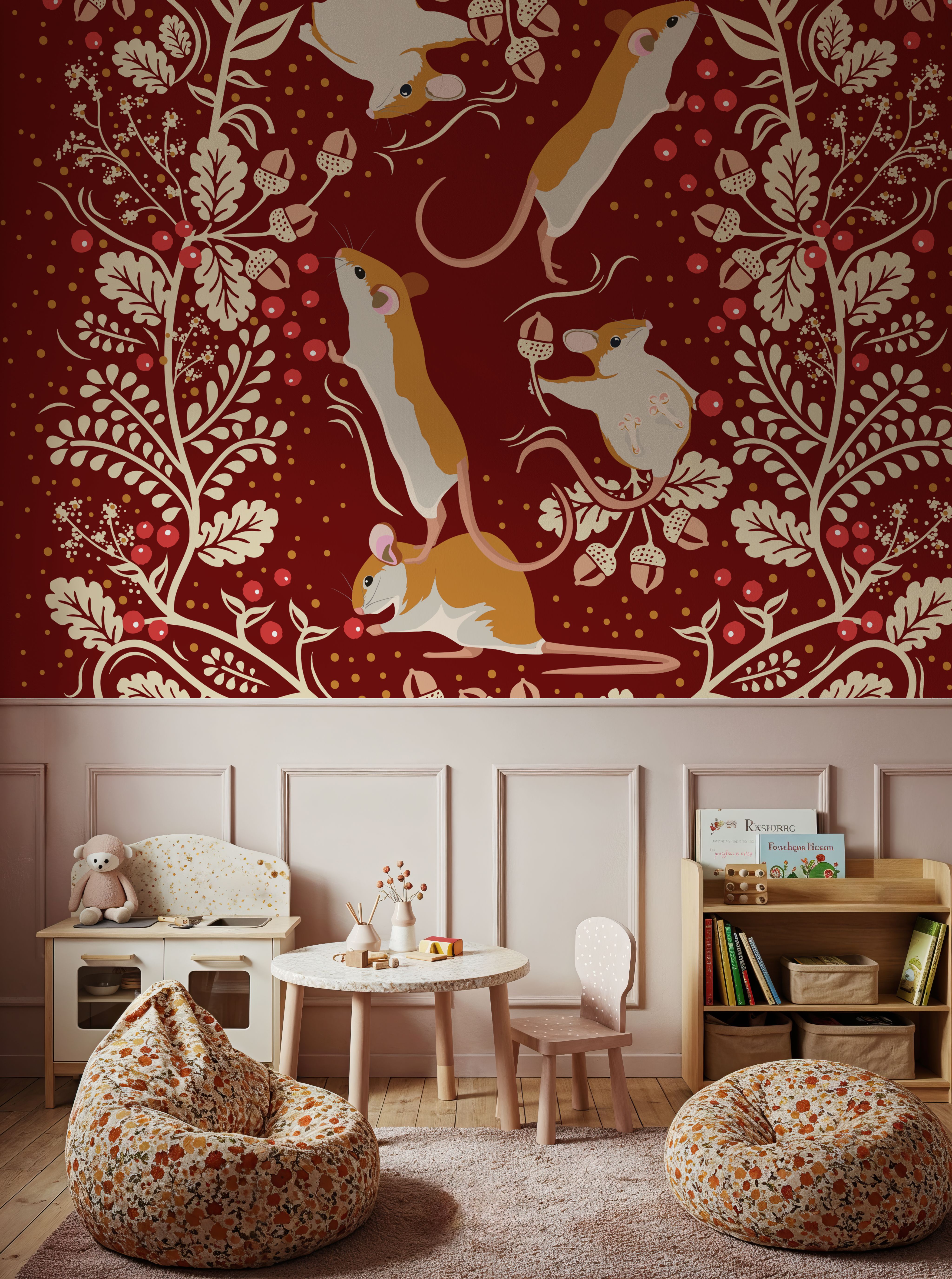 Holiday Mice, Red