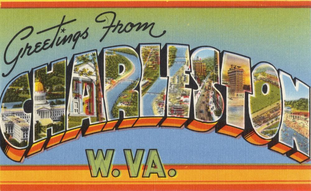 Greetings from Charleston - Screenprint Postcard