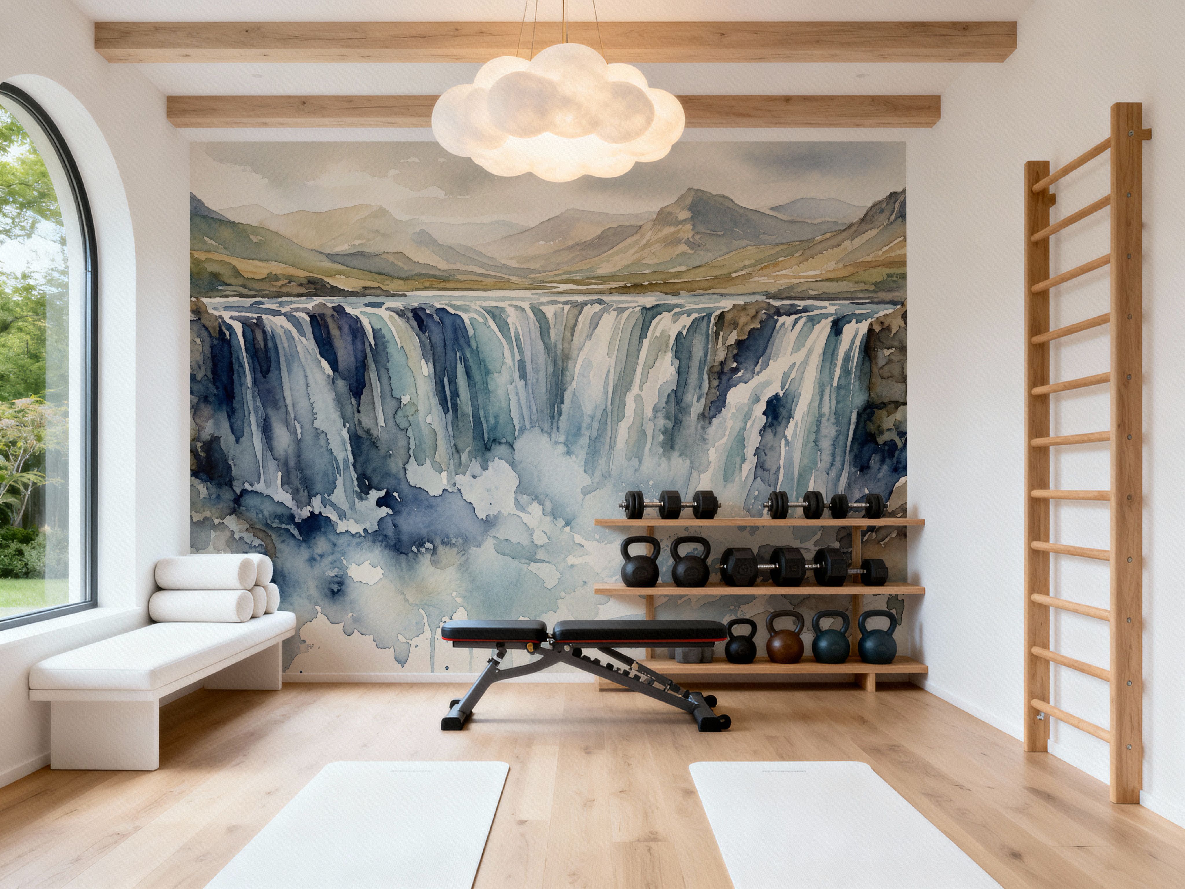 Cascade - Watercolor Landscapes Series