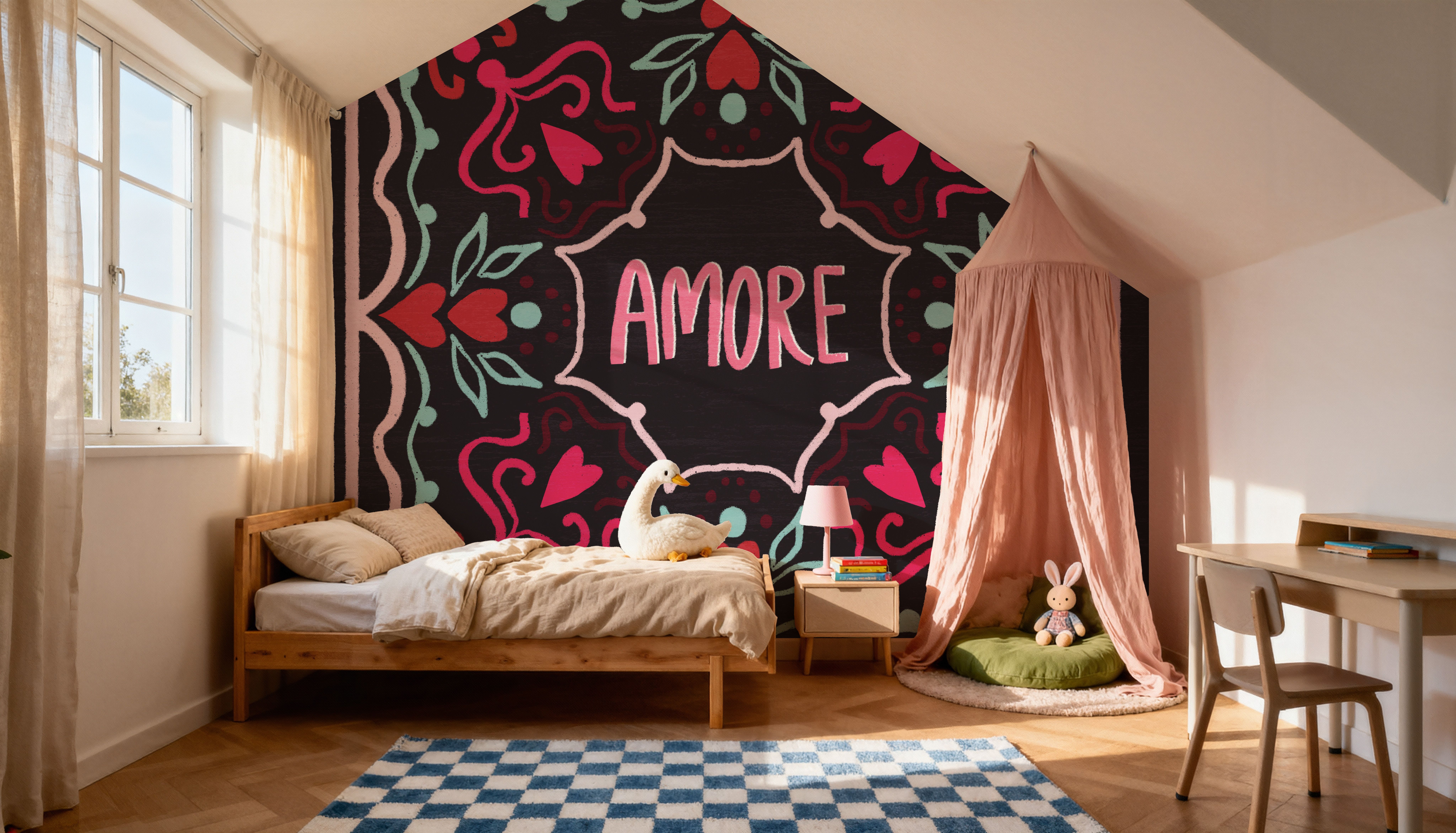 Love Sentiments Amore, Tapet