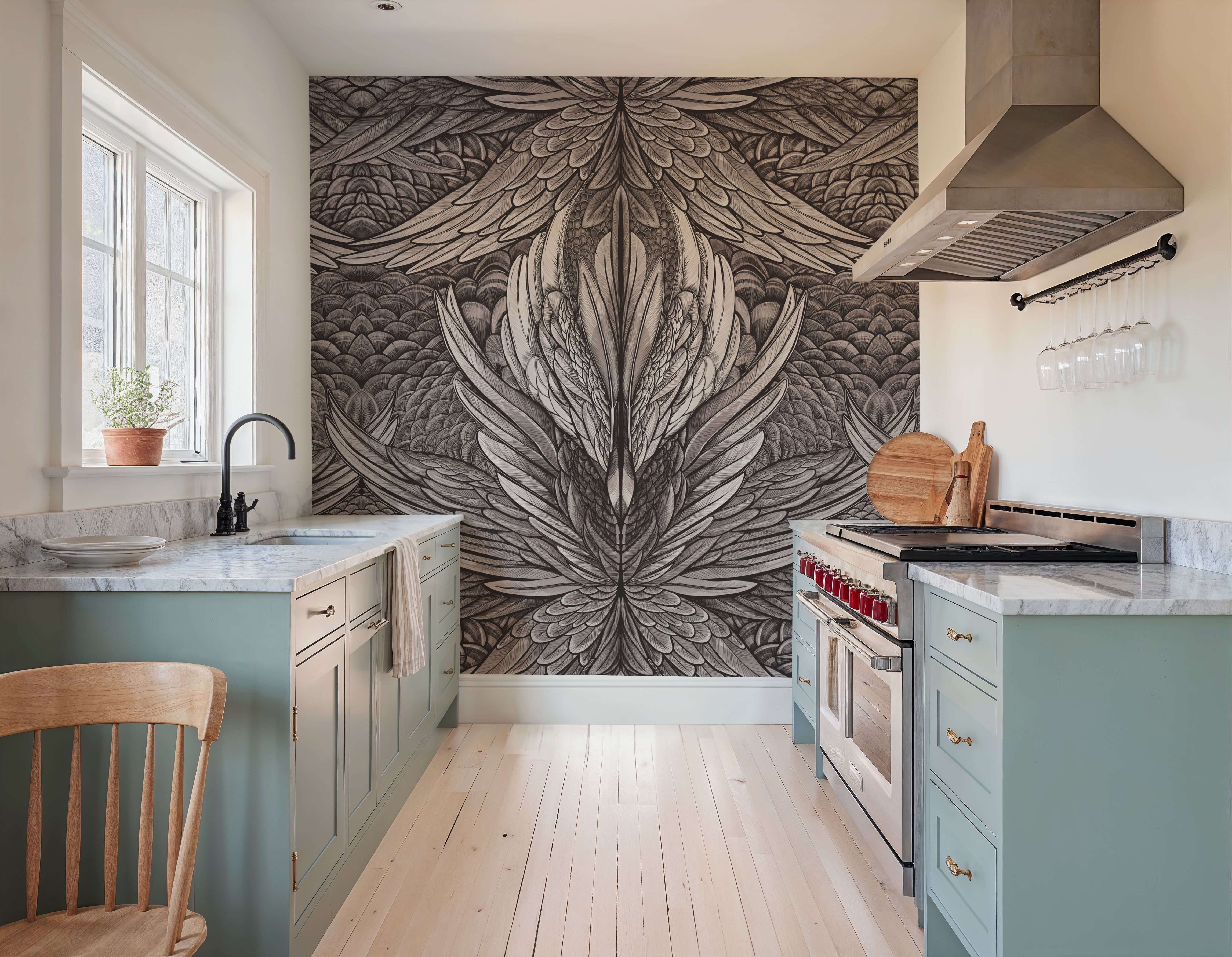 Irridescent Black&White