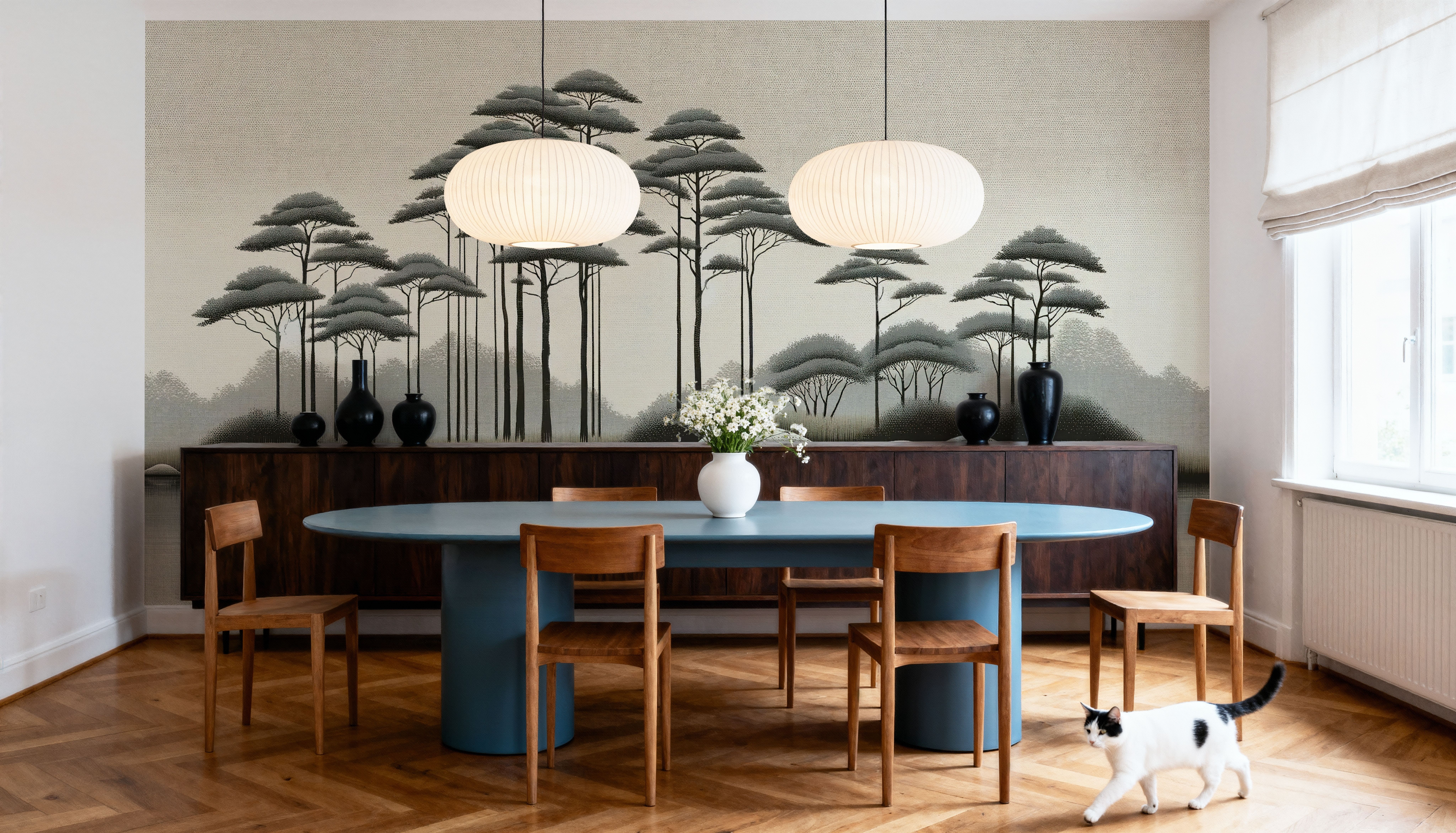 Silent Morning, Wallpaper