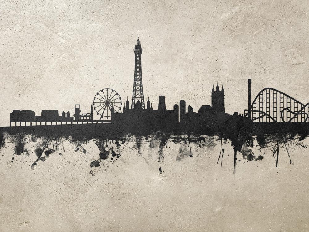 Blackpool England Skyline Concrete