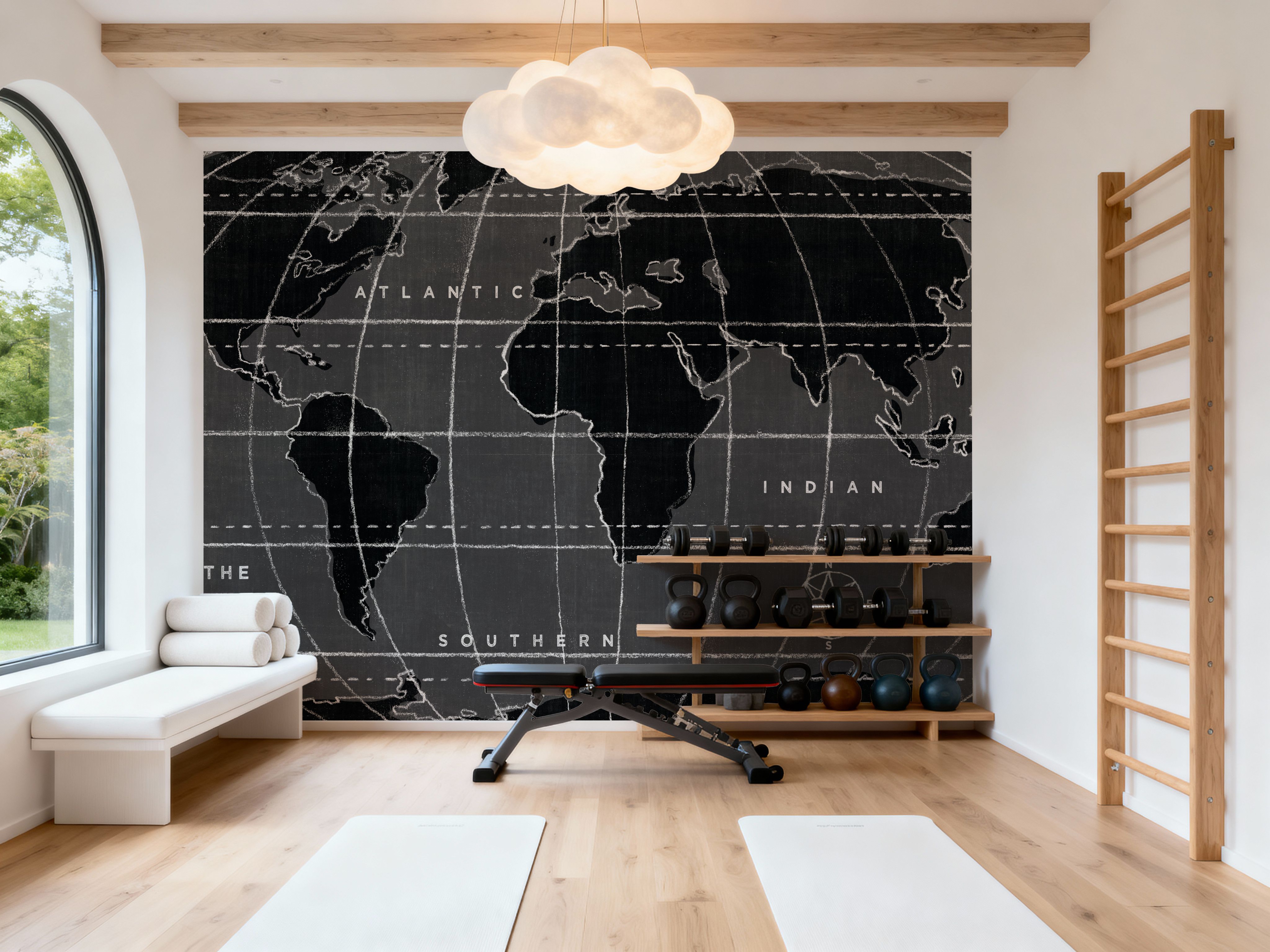 Chalkboard Map