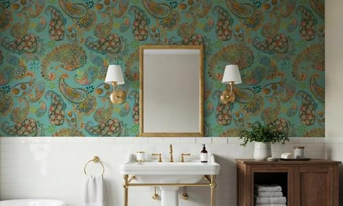 Big on Paisley Blue