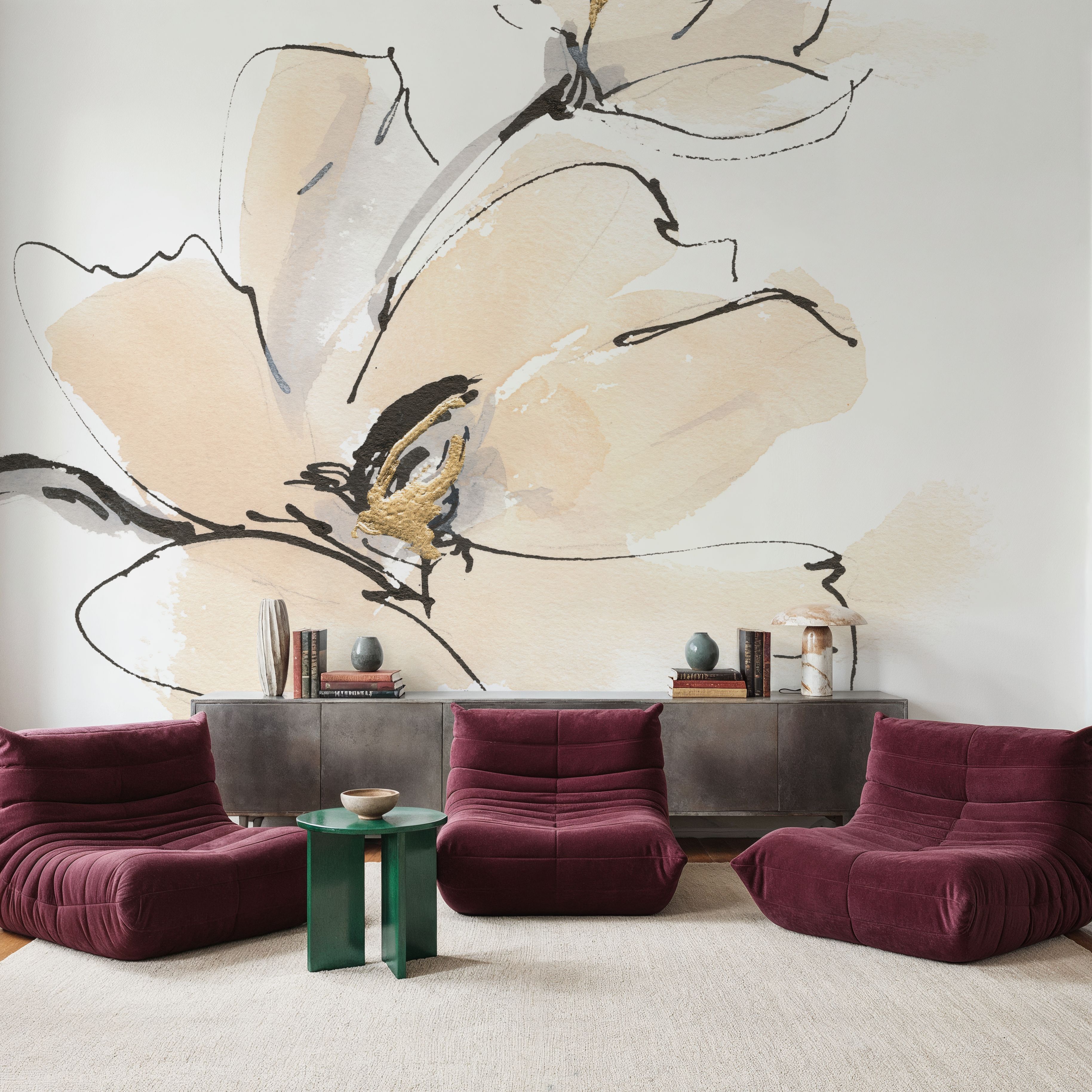 Greige Magnolias I