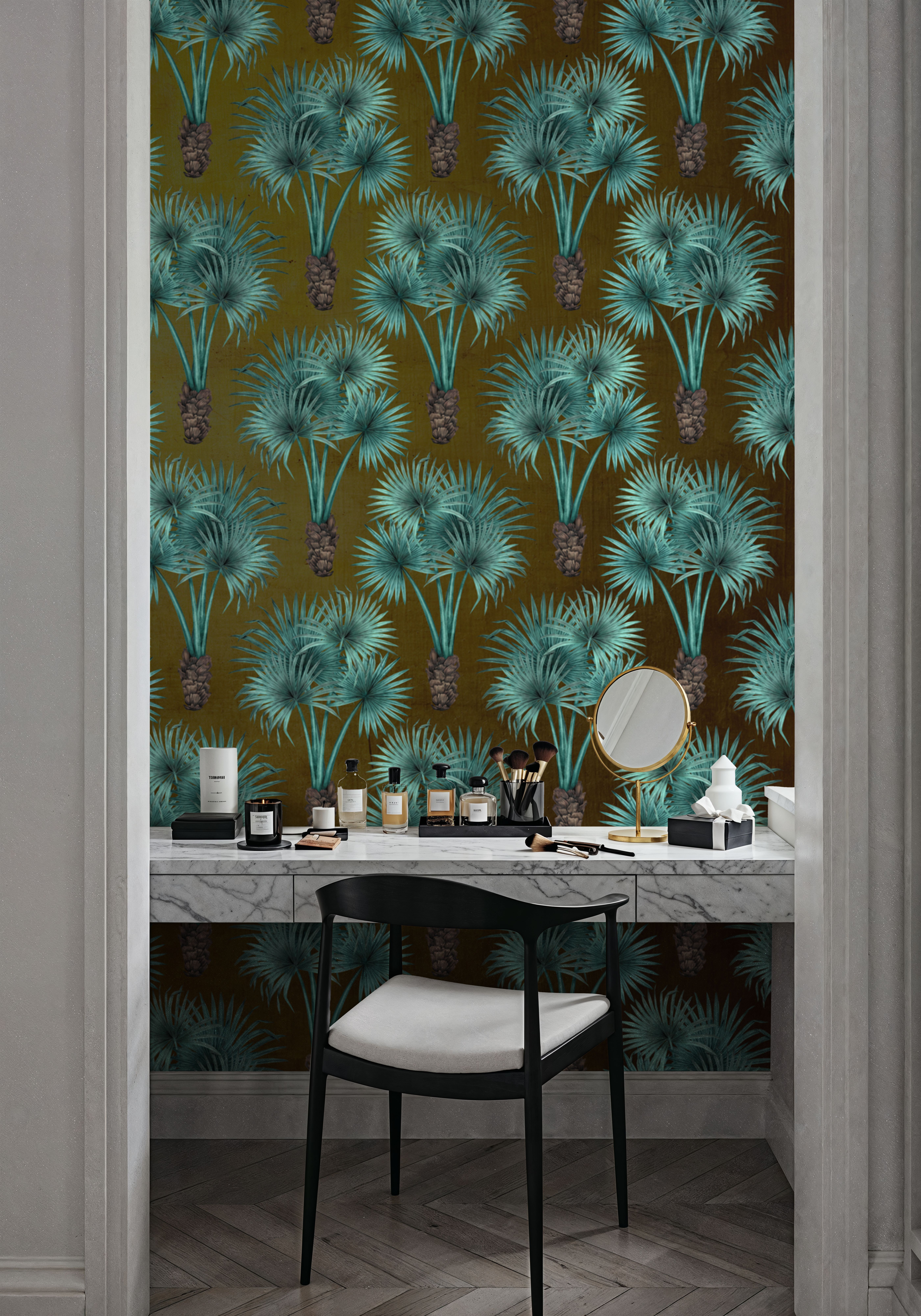 Elephant Ear Tree, Turqouise Small