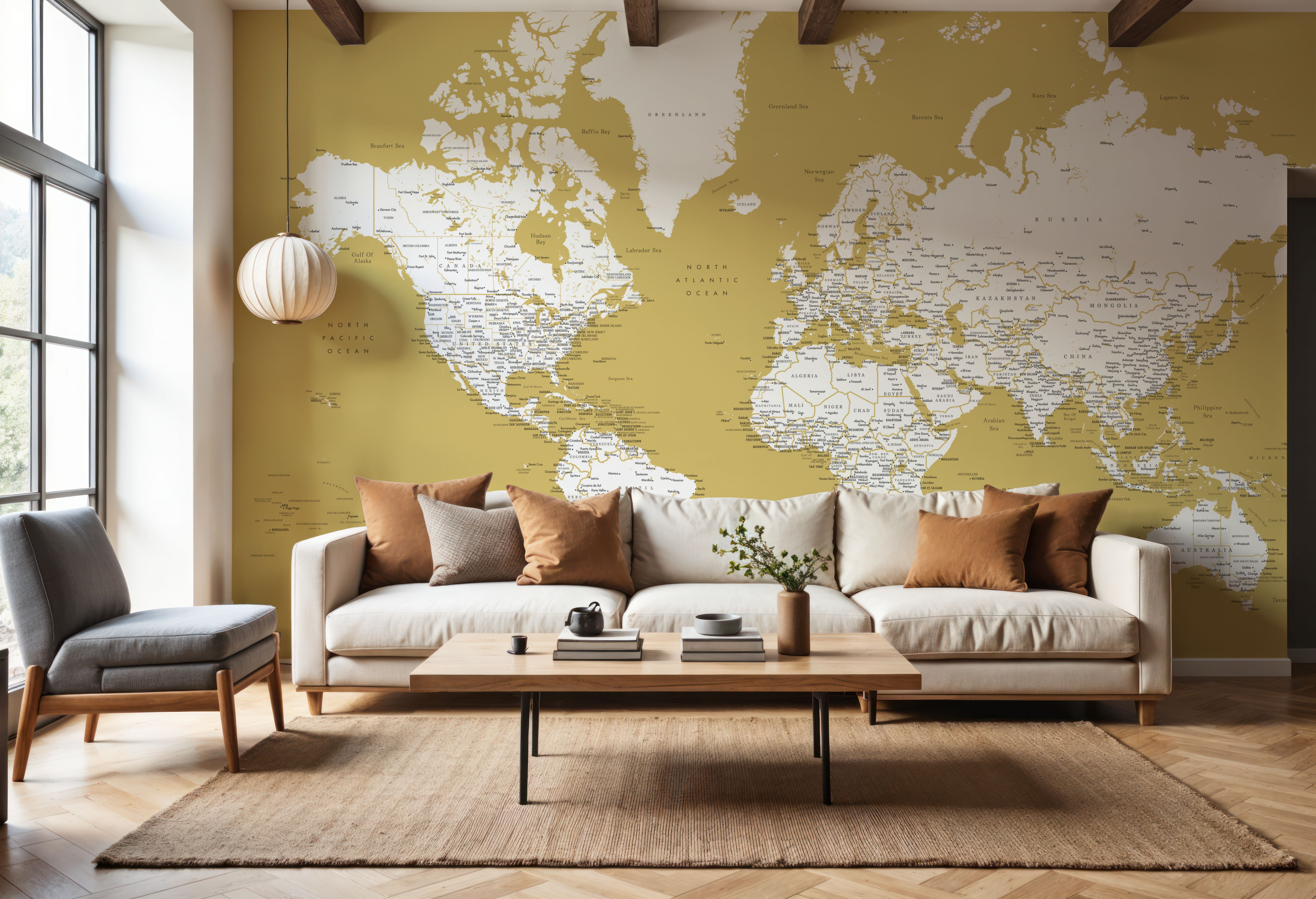 World Map Cities - Andrew