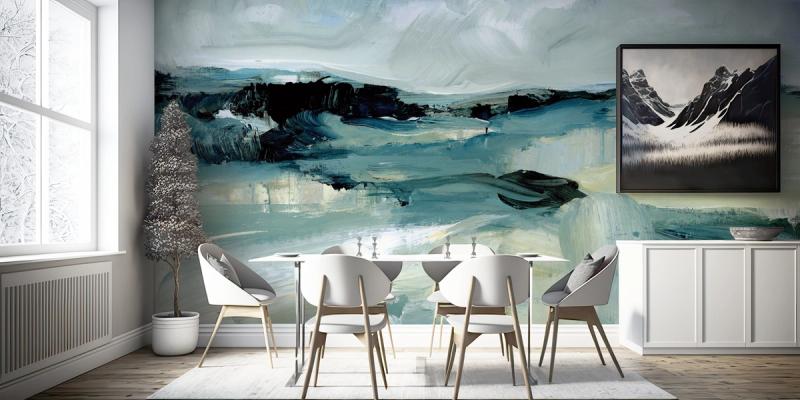 Windswept wallpaper mural 100% PVC-free and non-toxic