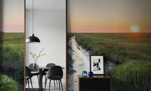 Westerheversand Sunset Panorama